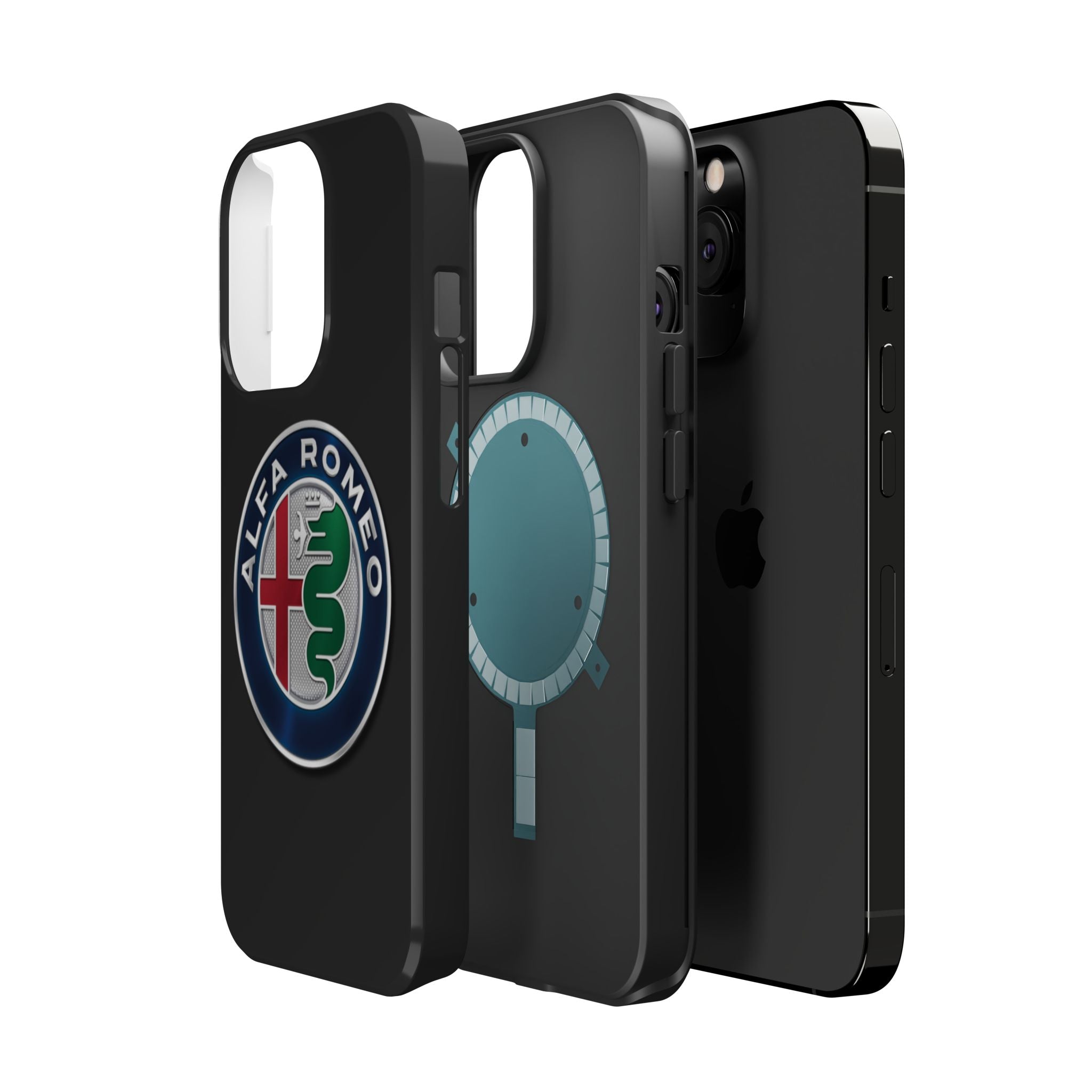 Vesuvio Gray inspired Magnetic Tough Cases