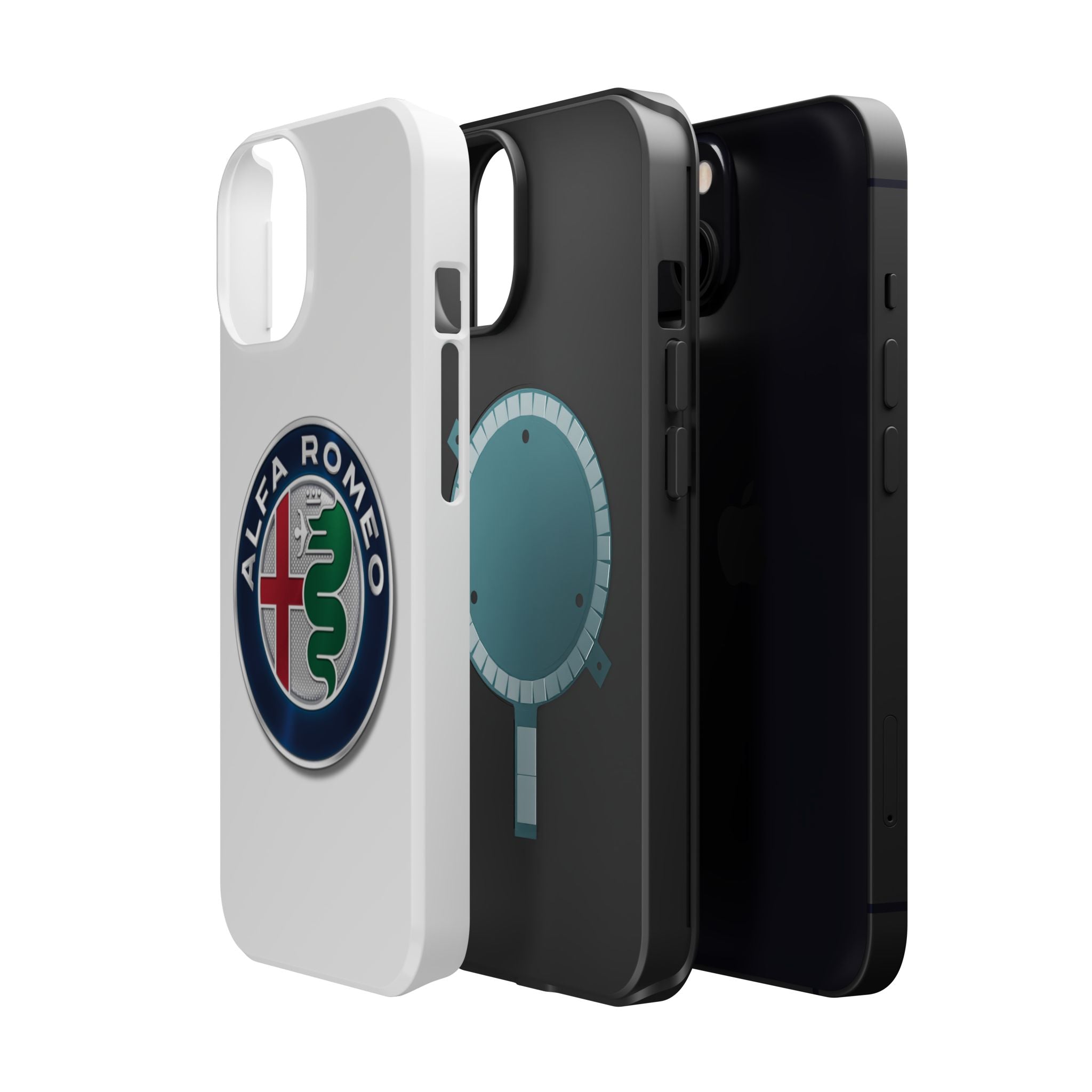 Alfa Romeo White Magnetic Tough Cases