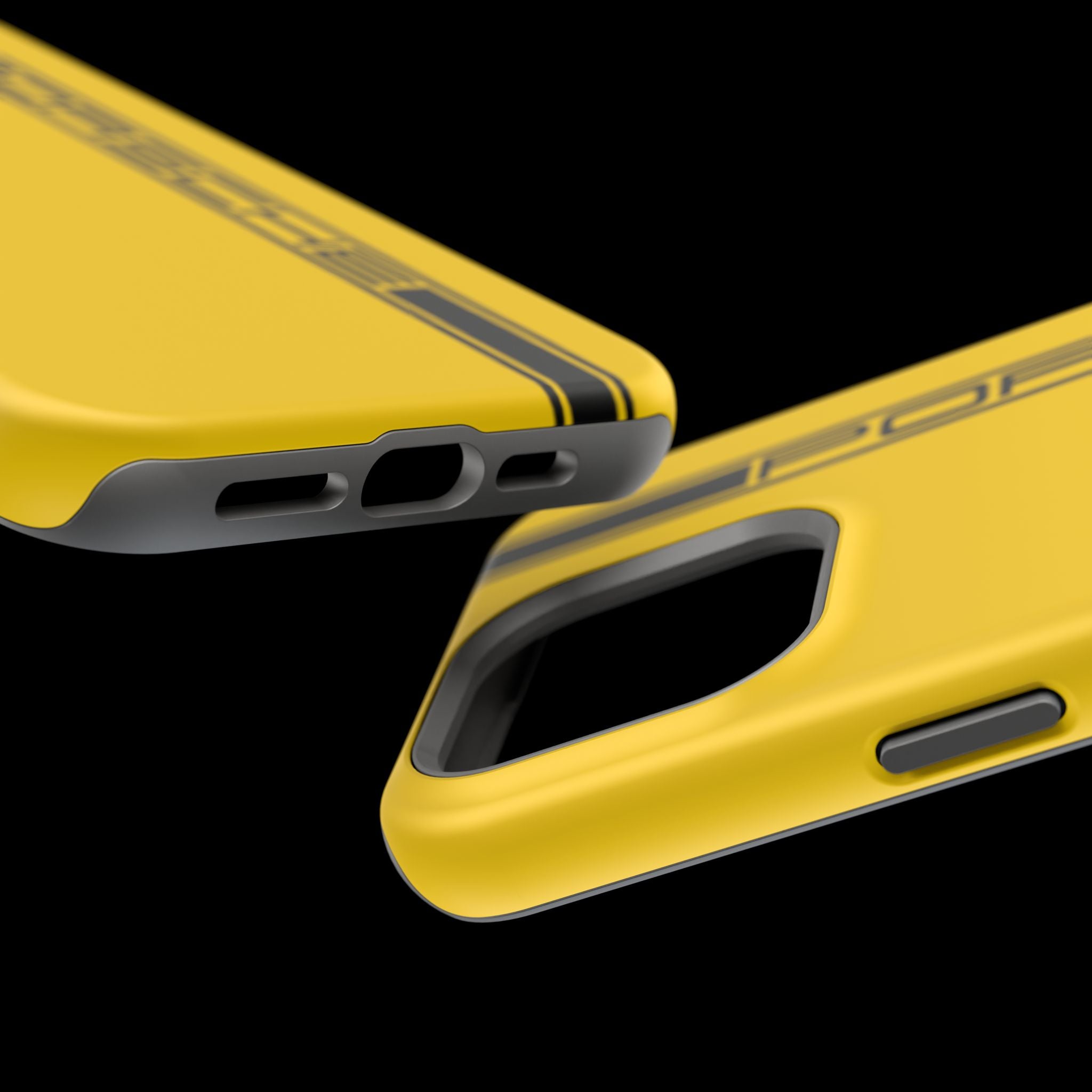 Porsche Speed yellow inspired Magnetic Tough Cases