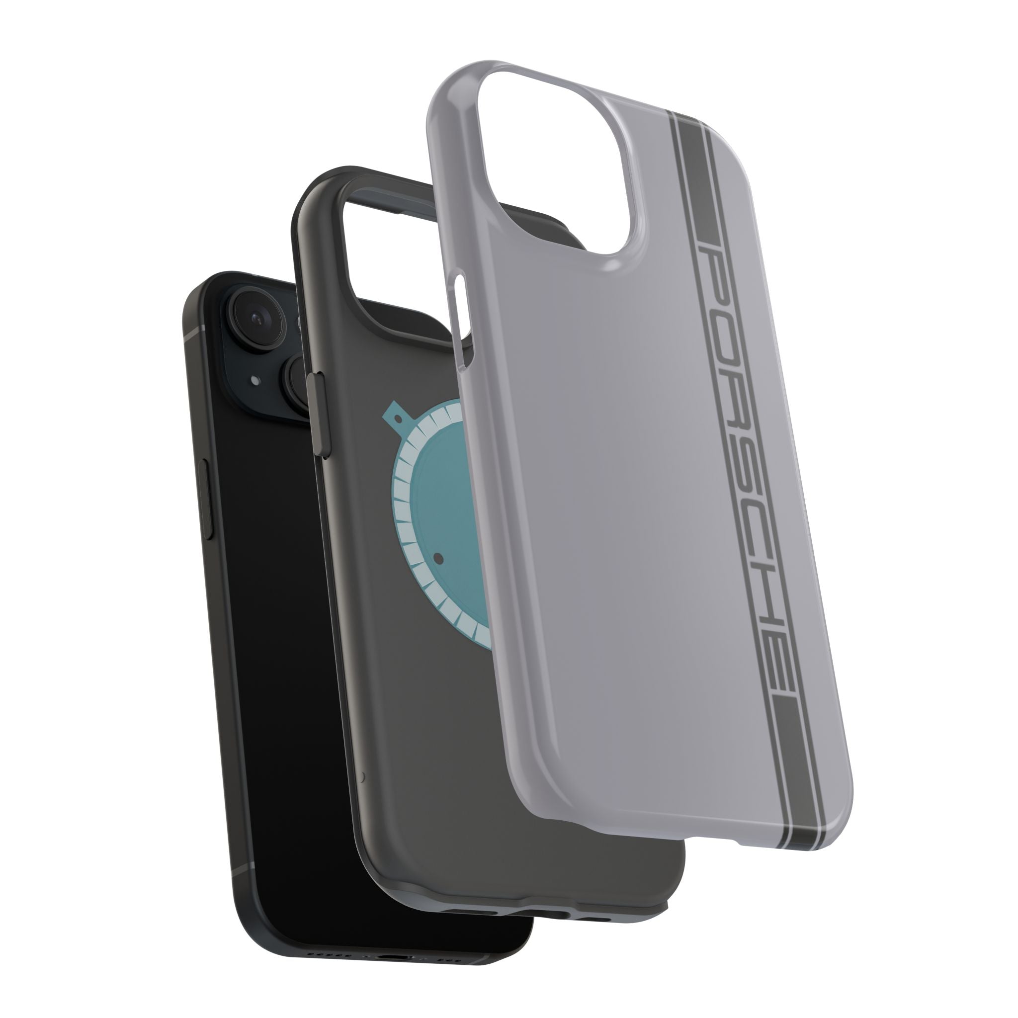 Porsche Chalk grey inspired Magnetic Tough Cases
