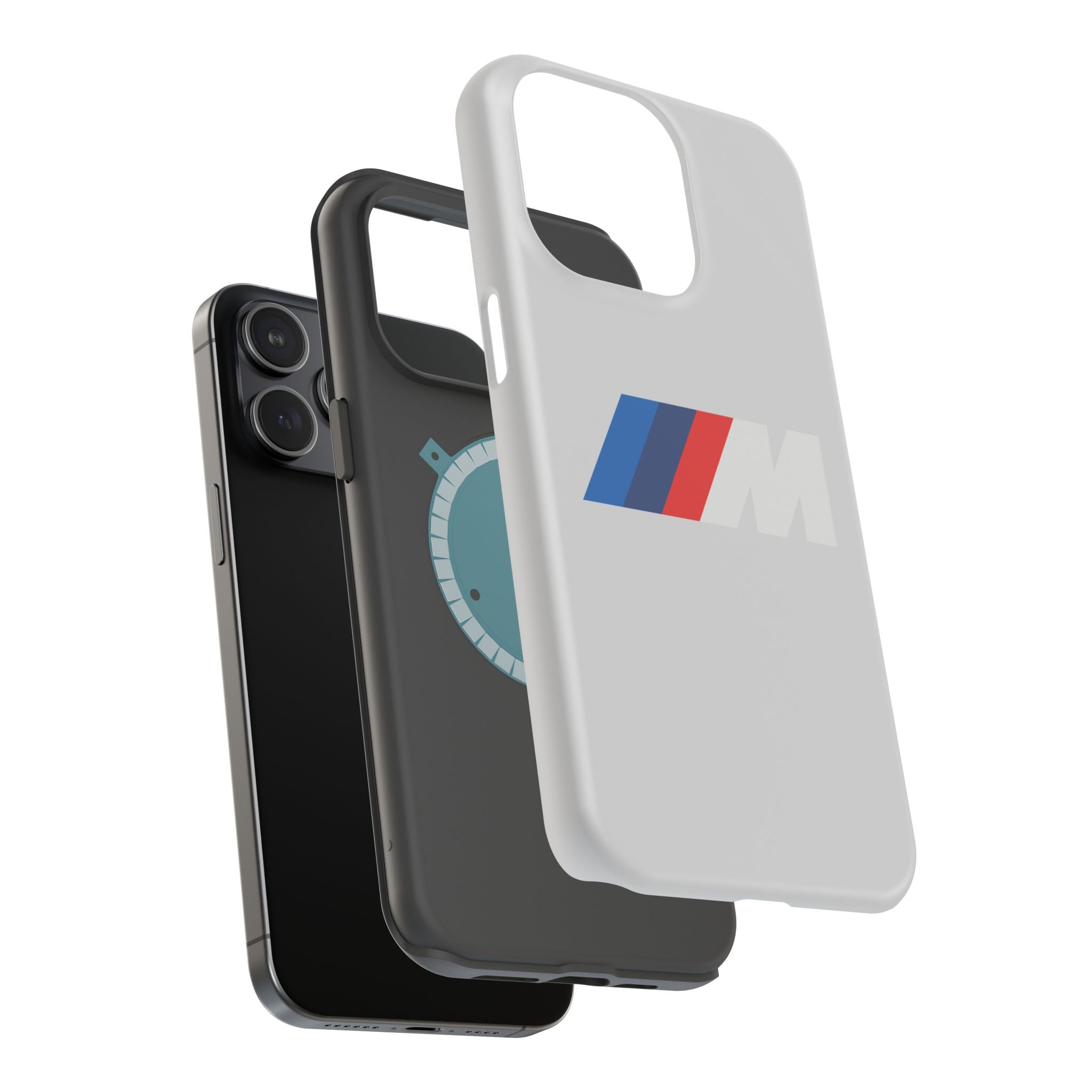M badge inspired Magnetic Tough Cases