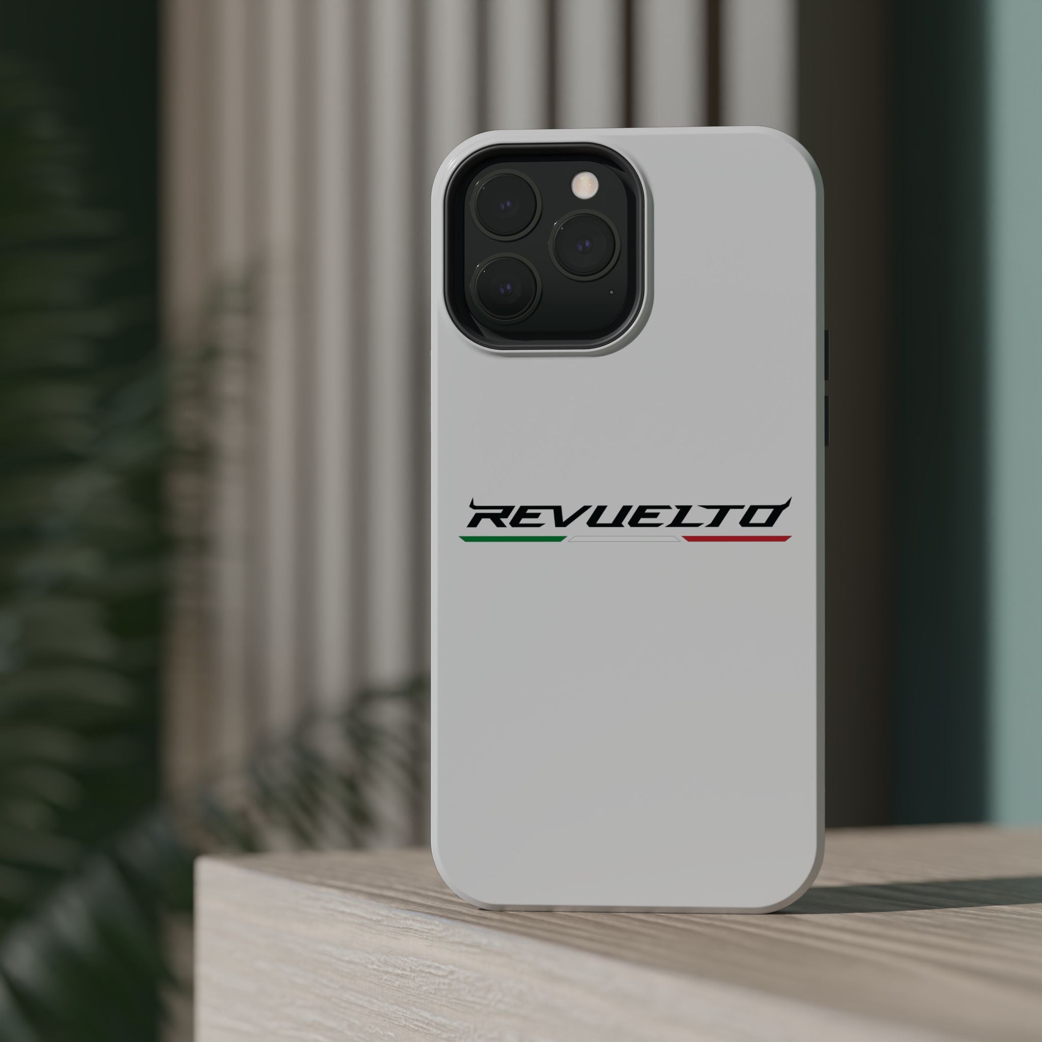 Lamborghini Revuelto White inspired Magnetic Tough Cases