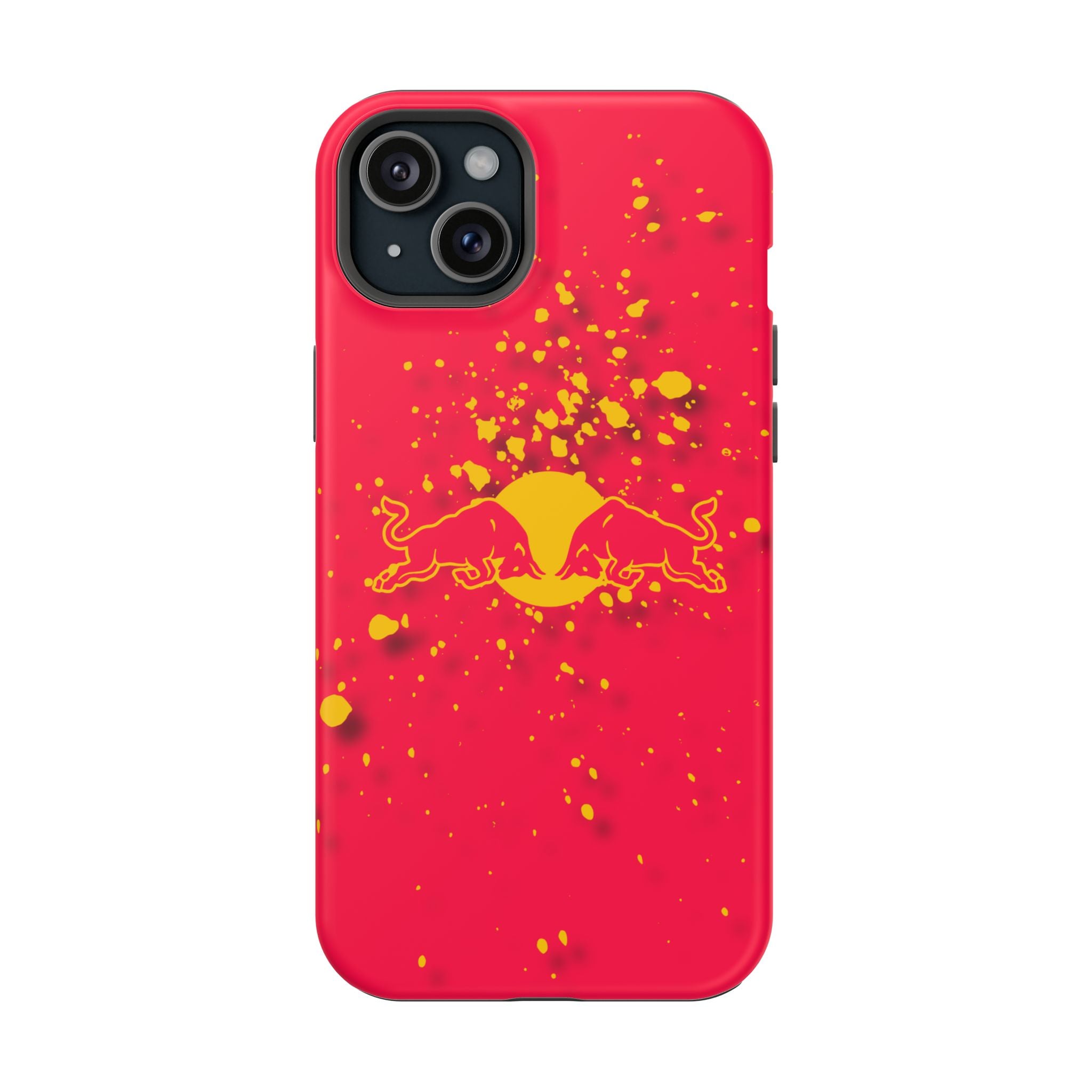 Red Bull with yellow splash inspired Magnetic Tough Cases