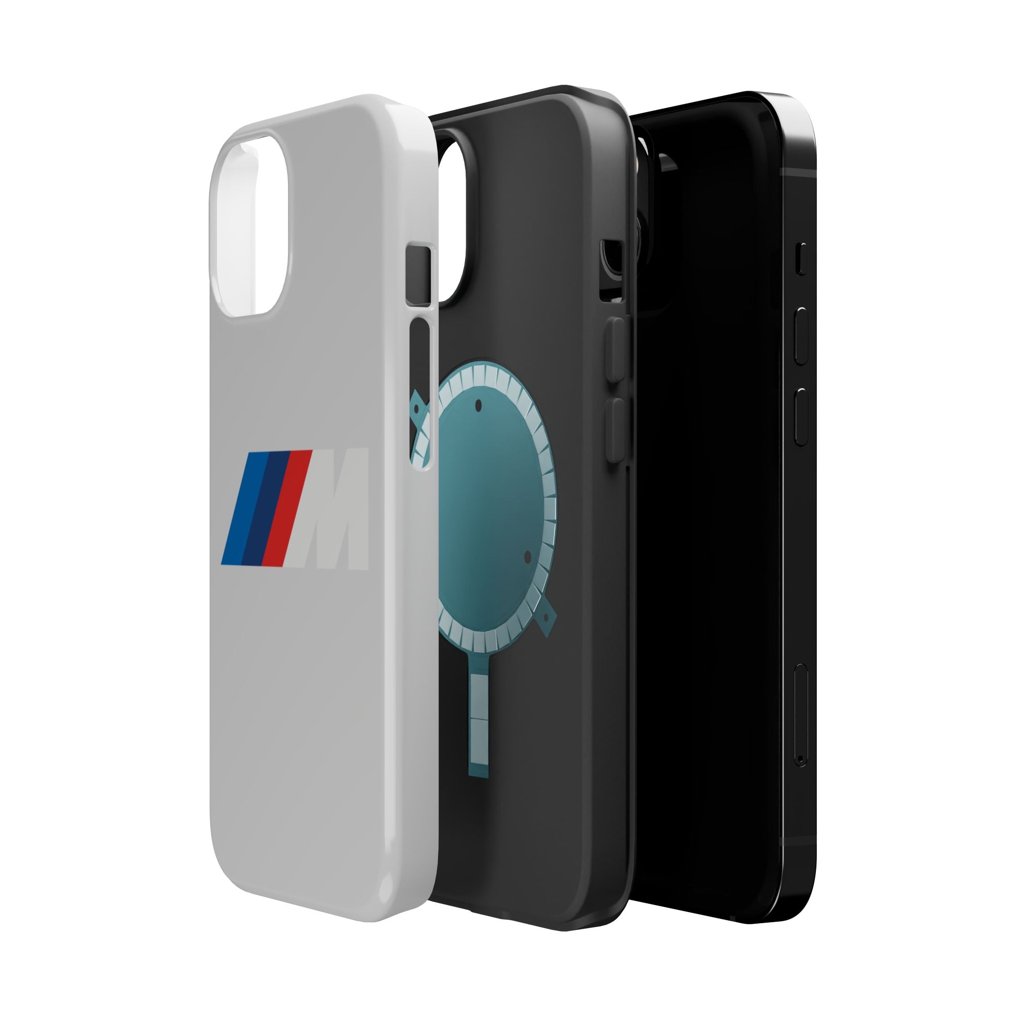 M badge inspired Magnetic Tough Cases