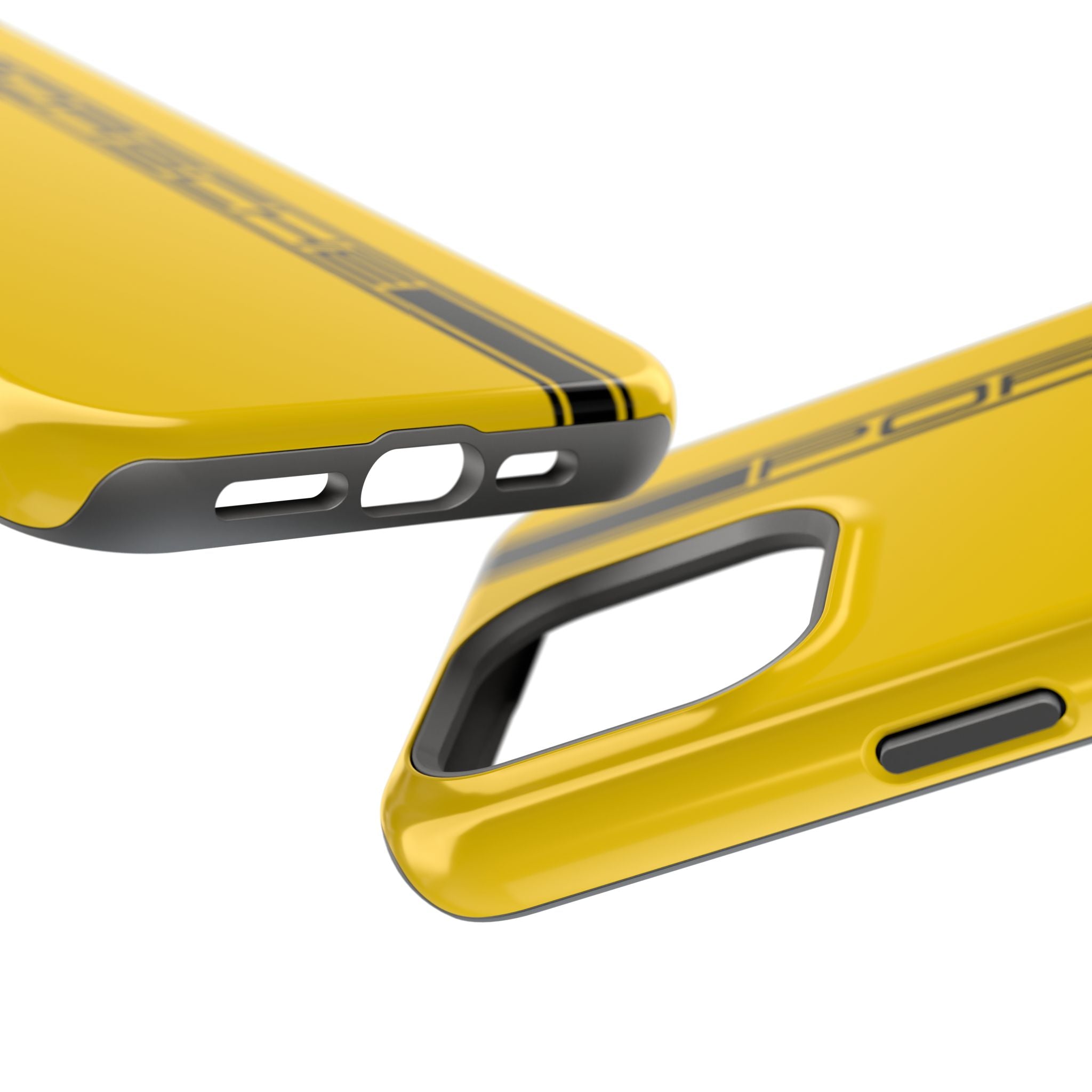 Porsche Speed yellow inspired Magnetic Tough Cases