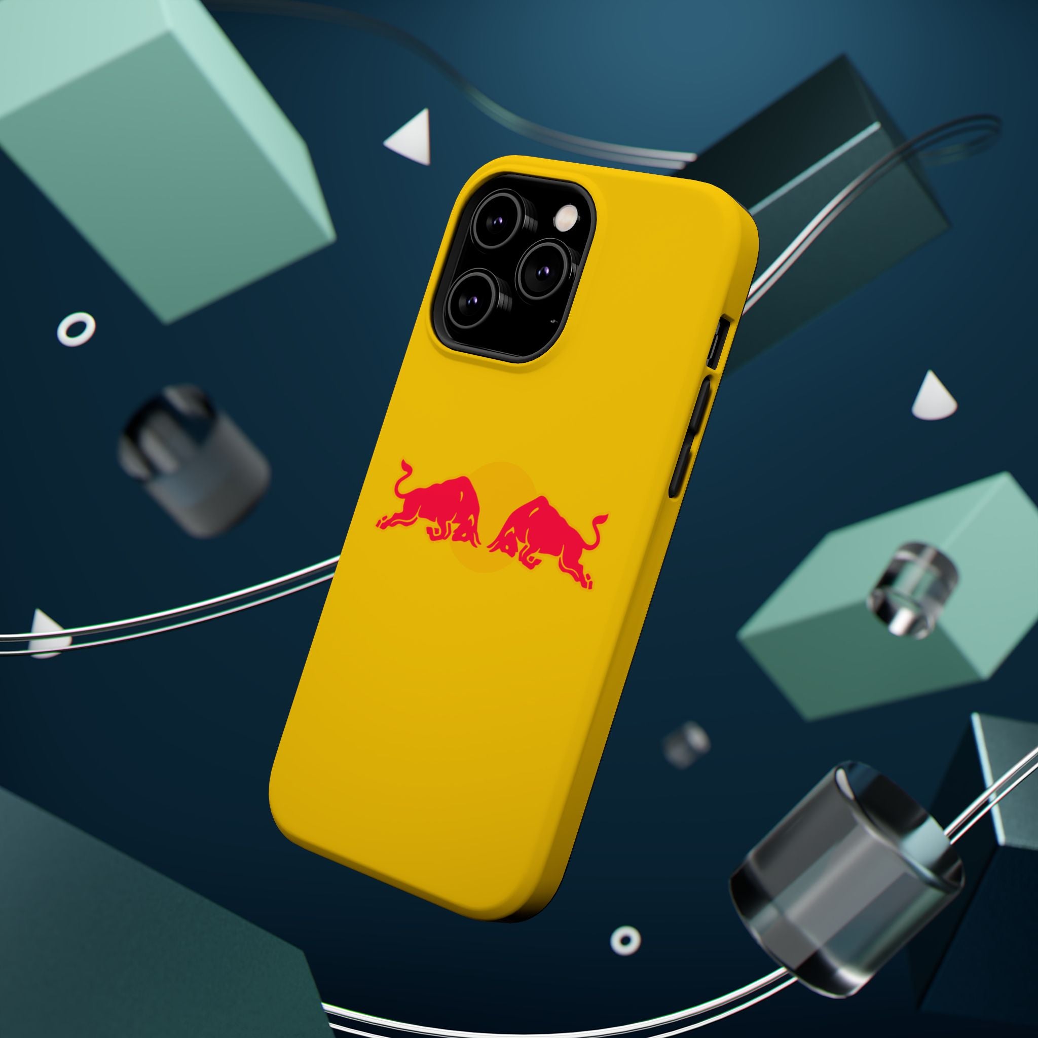 Red Bull yellow inspired Magnetic Tough Cases