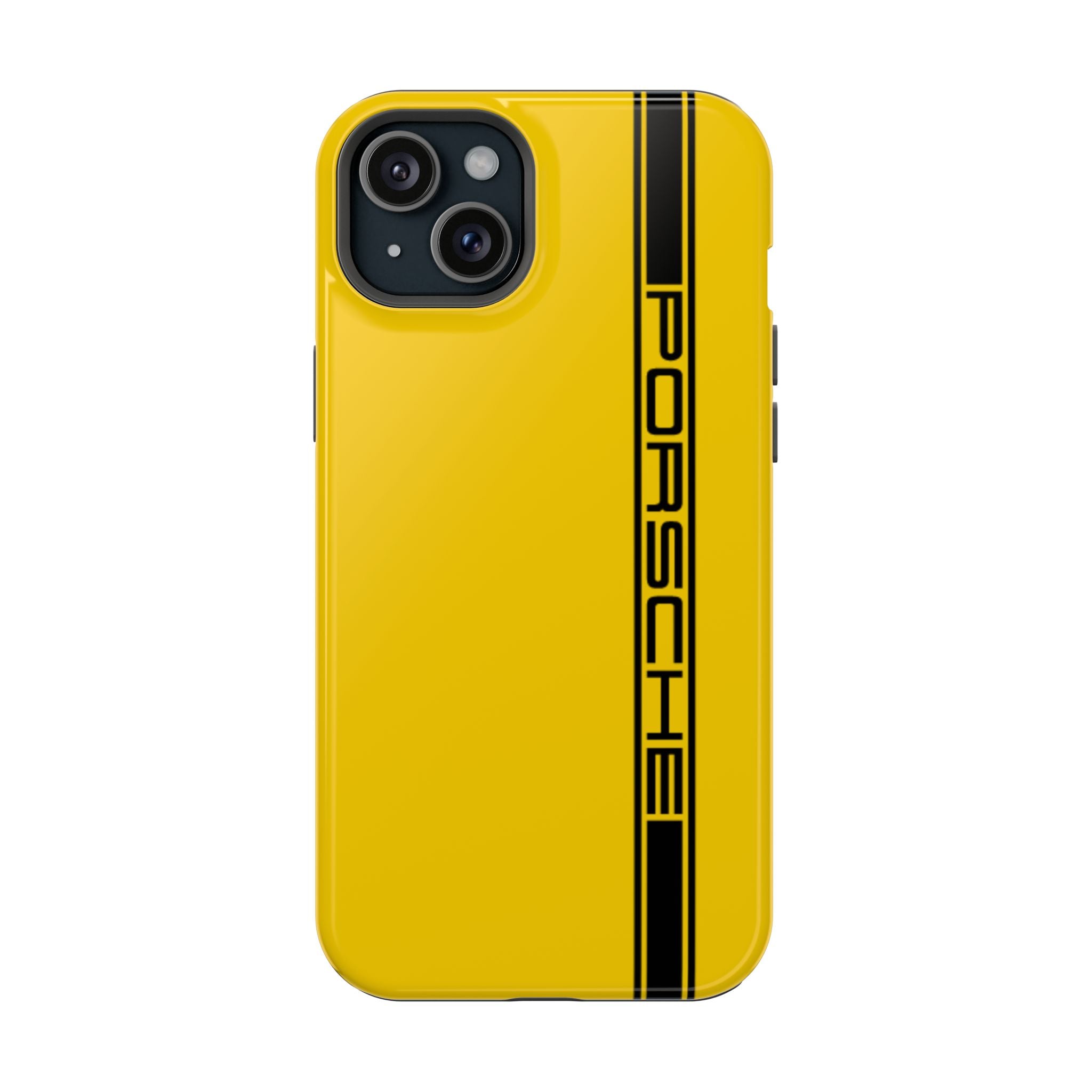 Porsche Speed yellow inspired Magnetic Tough Cases