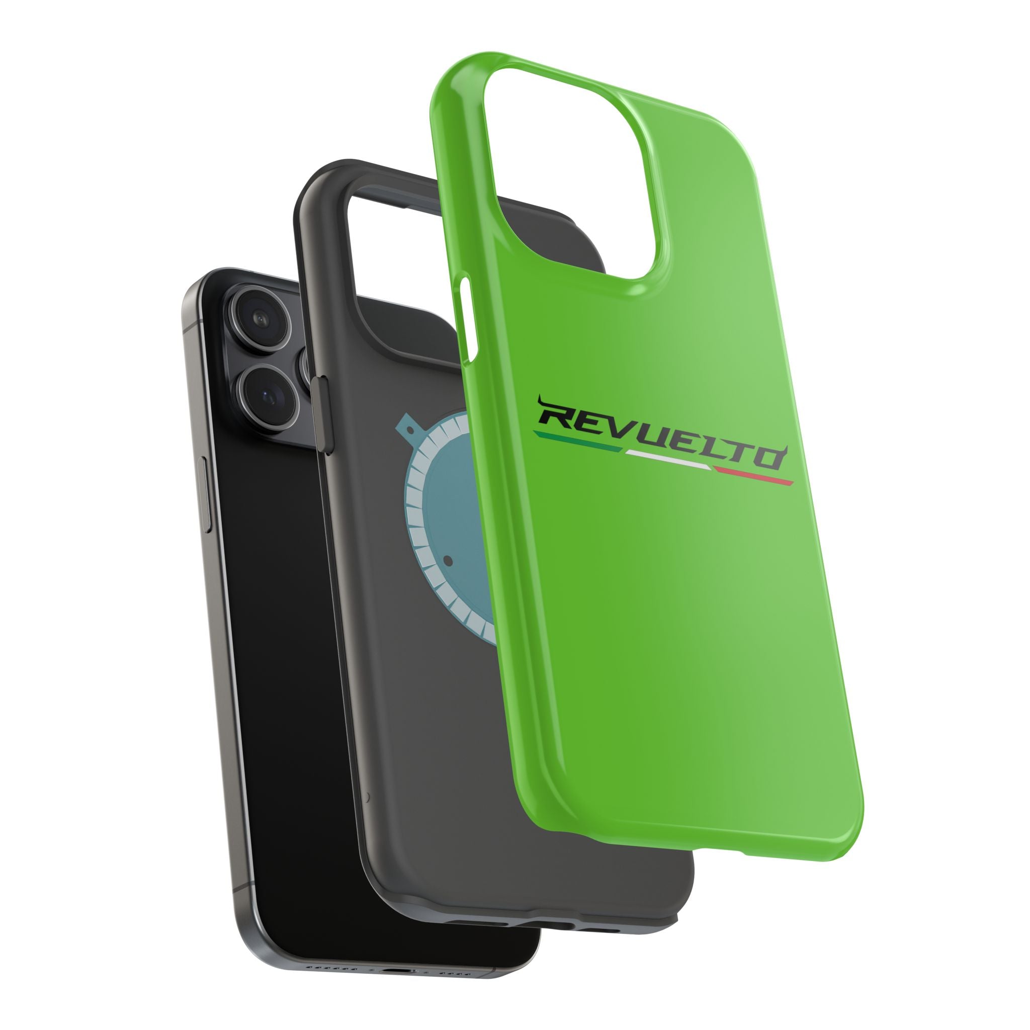 Lamborghini Revuelto Green inspired Magnetic Tough Cases