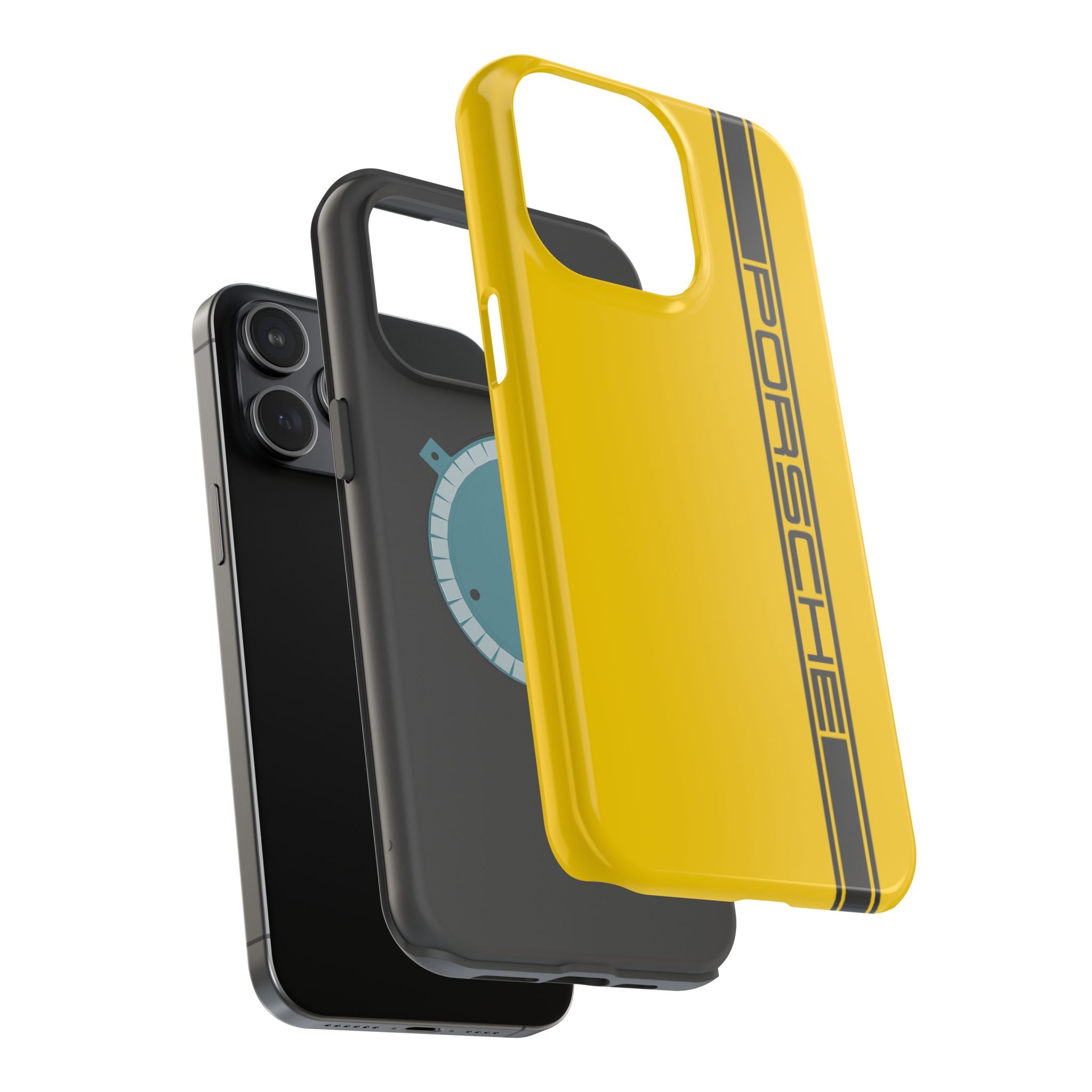 Porsche Speed yellow inspired Magnetic Tough Cases