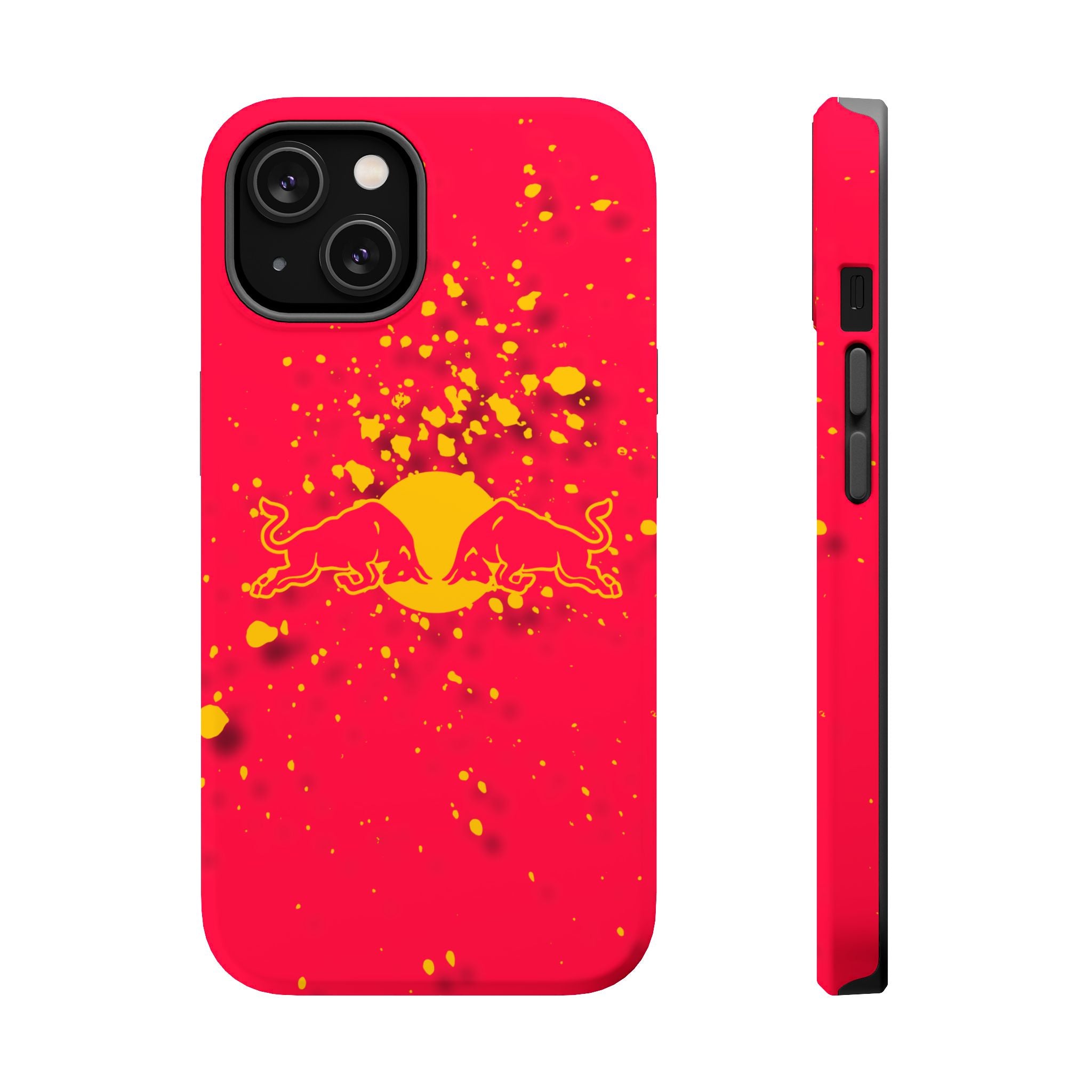 Red Bull with yellow splash inspired Magnetic Tough Cases