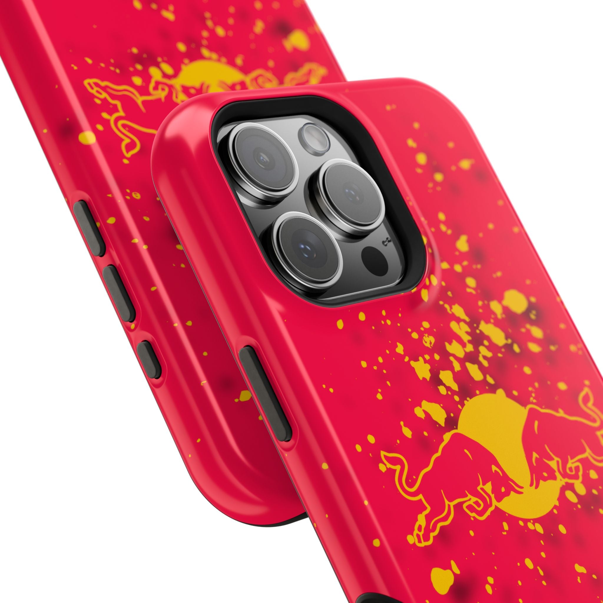 Red Bull with yellow splash inspired Magnetic Tough Cases
