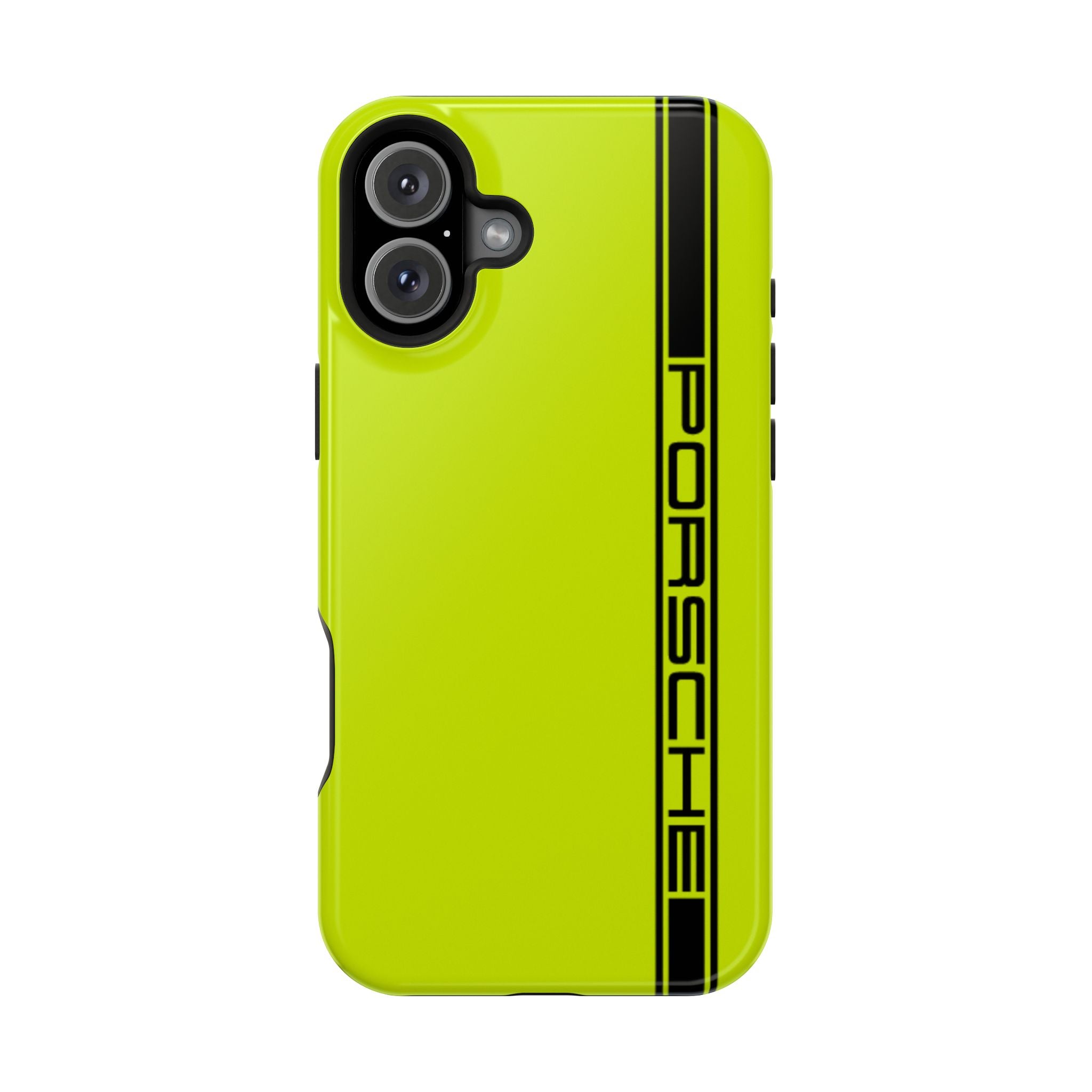 Porsche Acid Green Magnetic Tough Cases