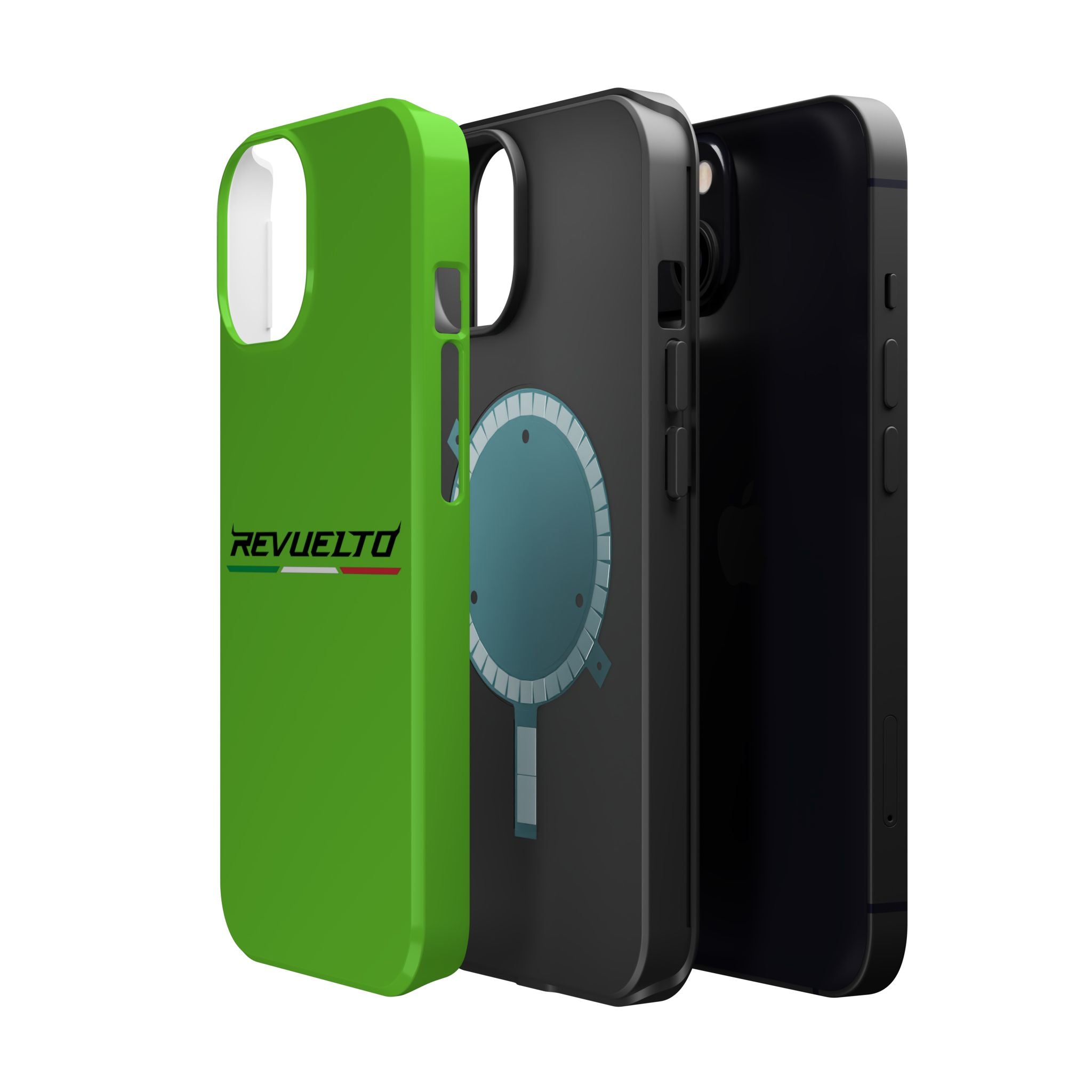 Lamborghini Revuelto Green inspired Magnetic Tough Cases