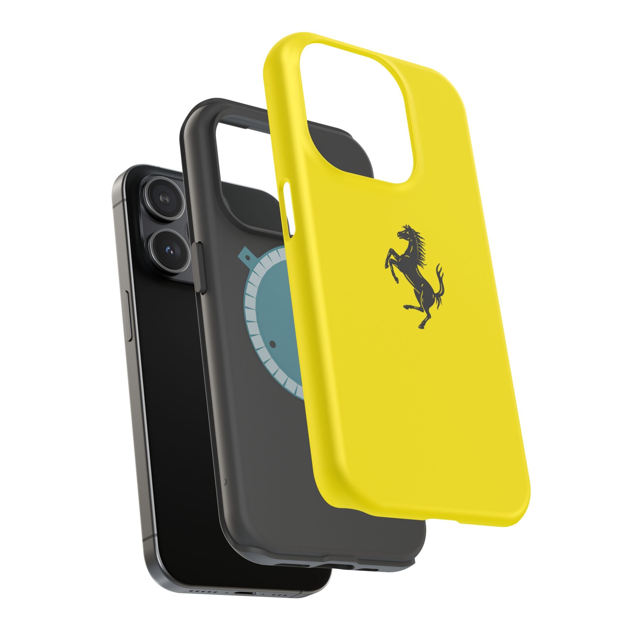 Ferrari horse giallo modena inspired Magnetic Tough Cases