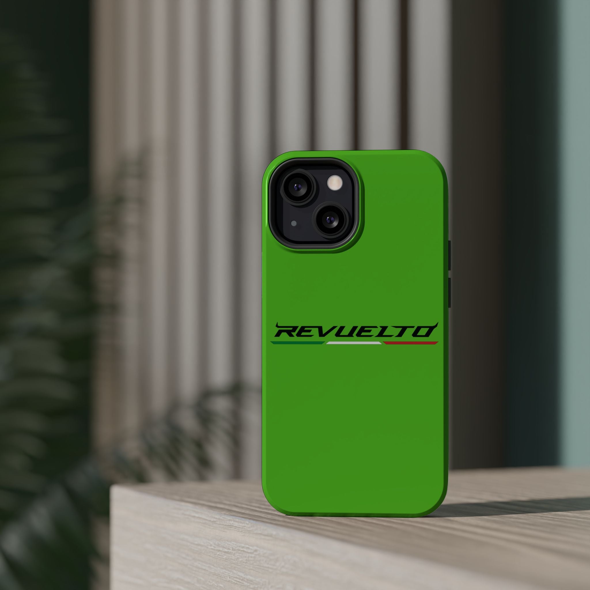 Lamborghini Revuelto Green inspired Magnetic Tough Cases