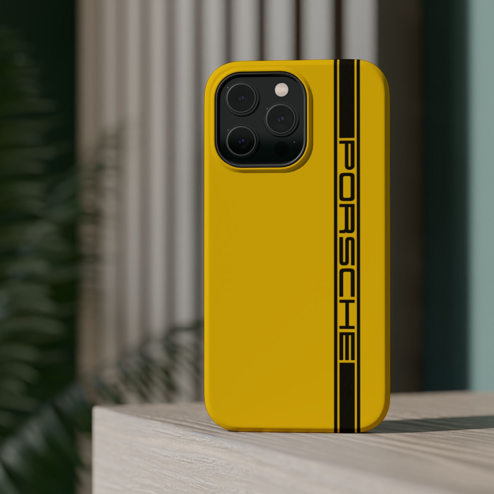 Porsche Speed yellow inspired Magnetic Tough Cases
