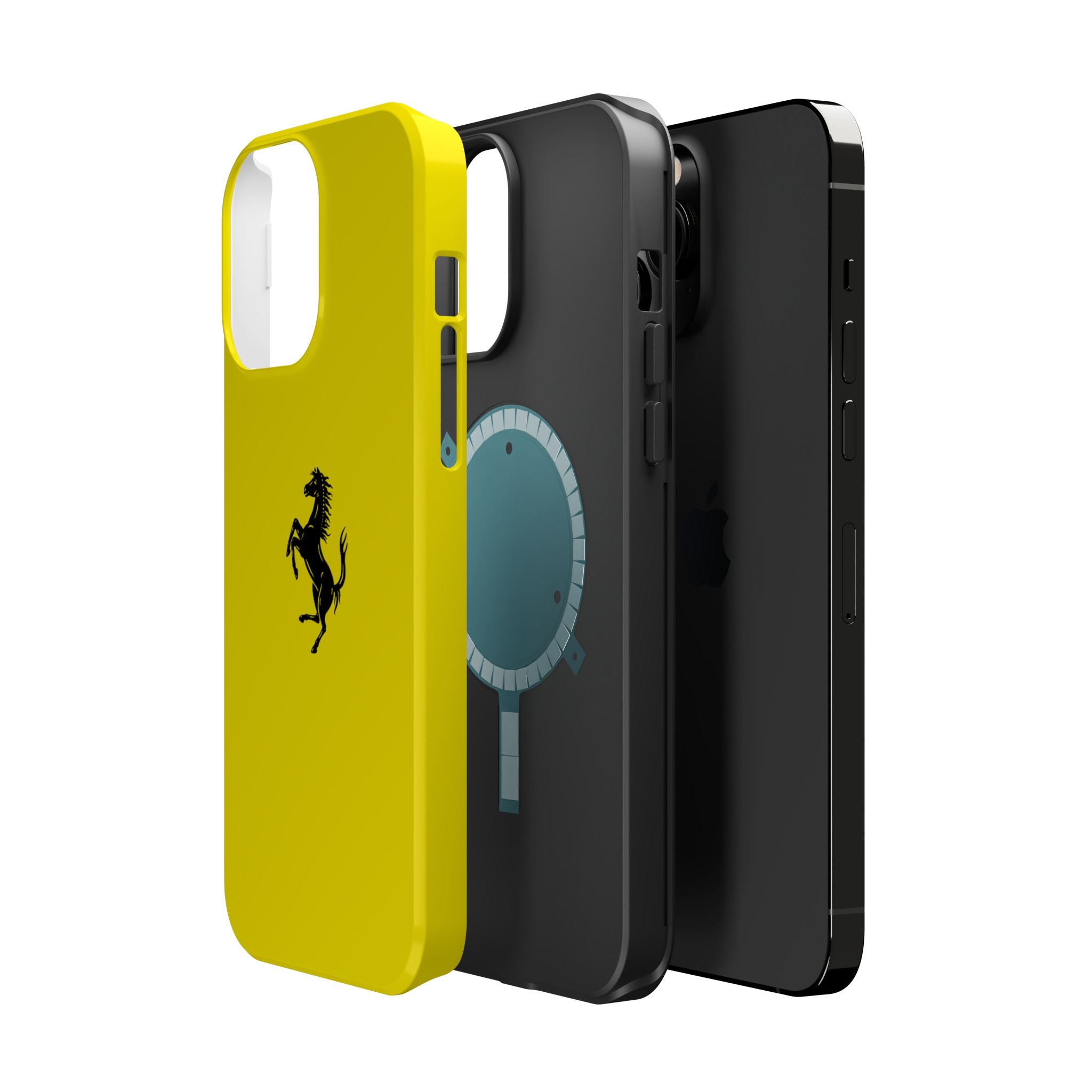 Ferrari horse giallo modena inspired Magnetic Tough Cases