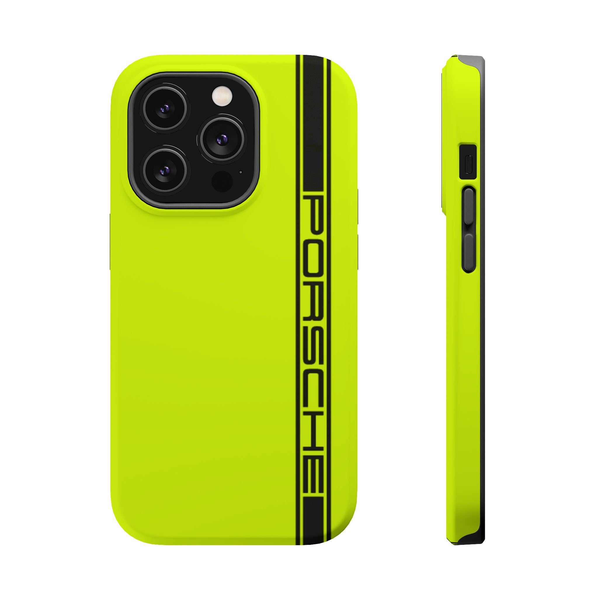 Porsche Acid Green Magnetic Tough Cases