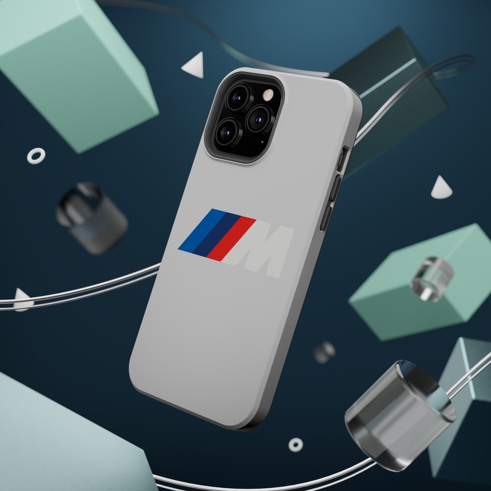 M badge inspired Magnetic Tough Cases