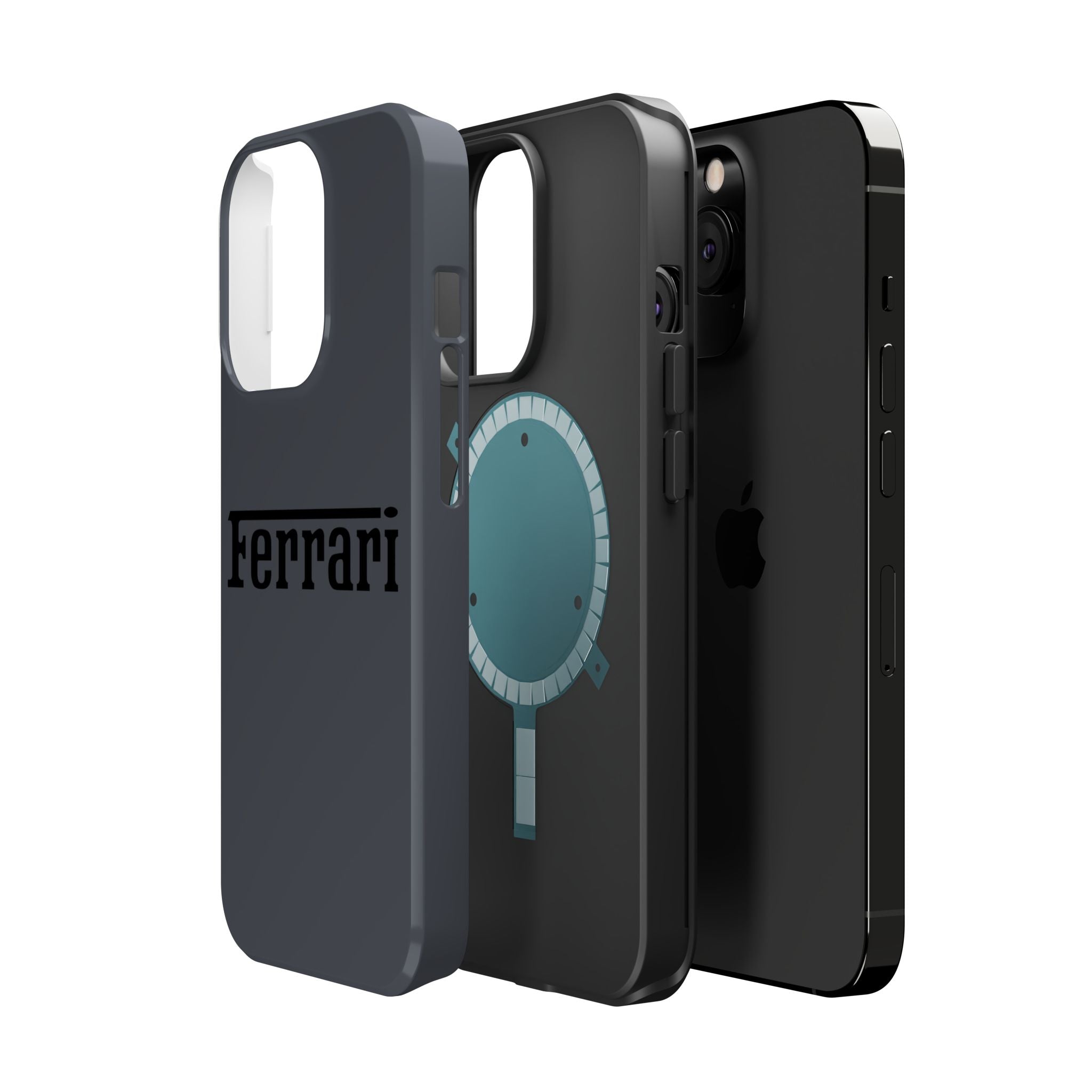 Ferrari Grigio Silverstone inspired Magnetic Tough Cases