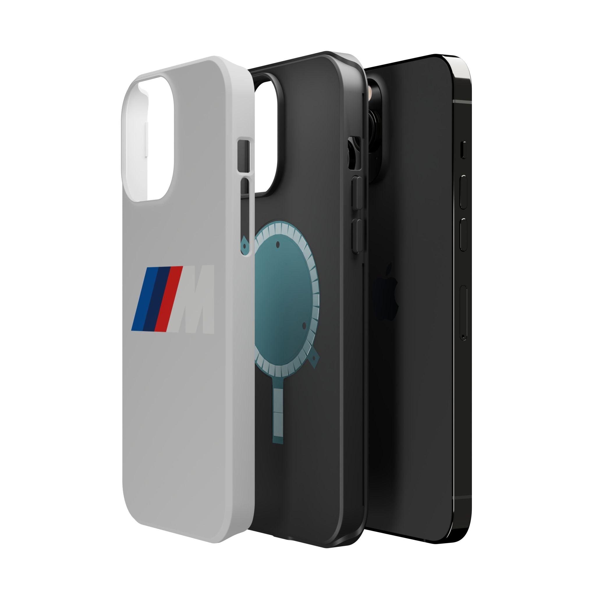M badge inspired Magnetic Tough Cases