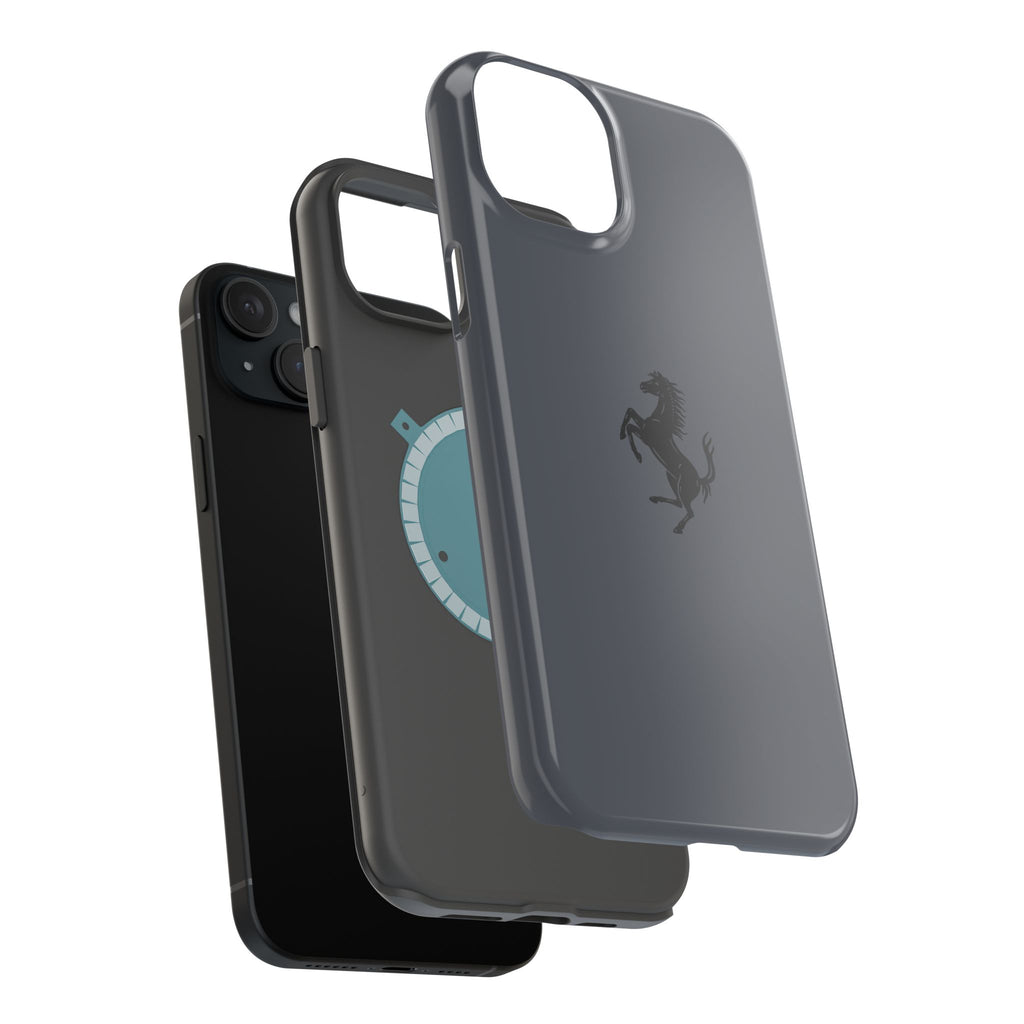 Ferrari horse Grigio silverstone inspired Magnetic Tough Cases