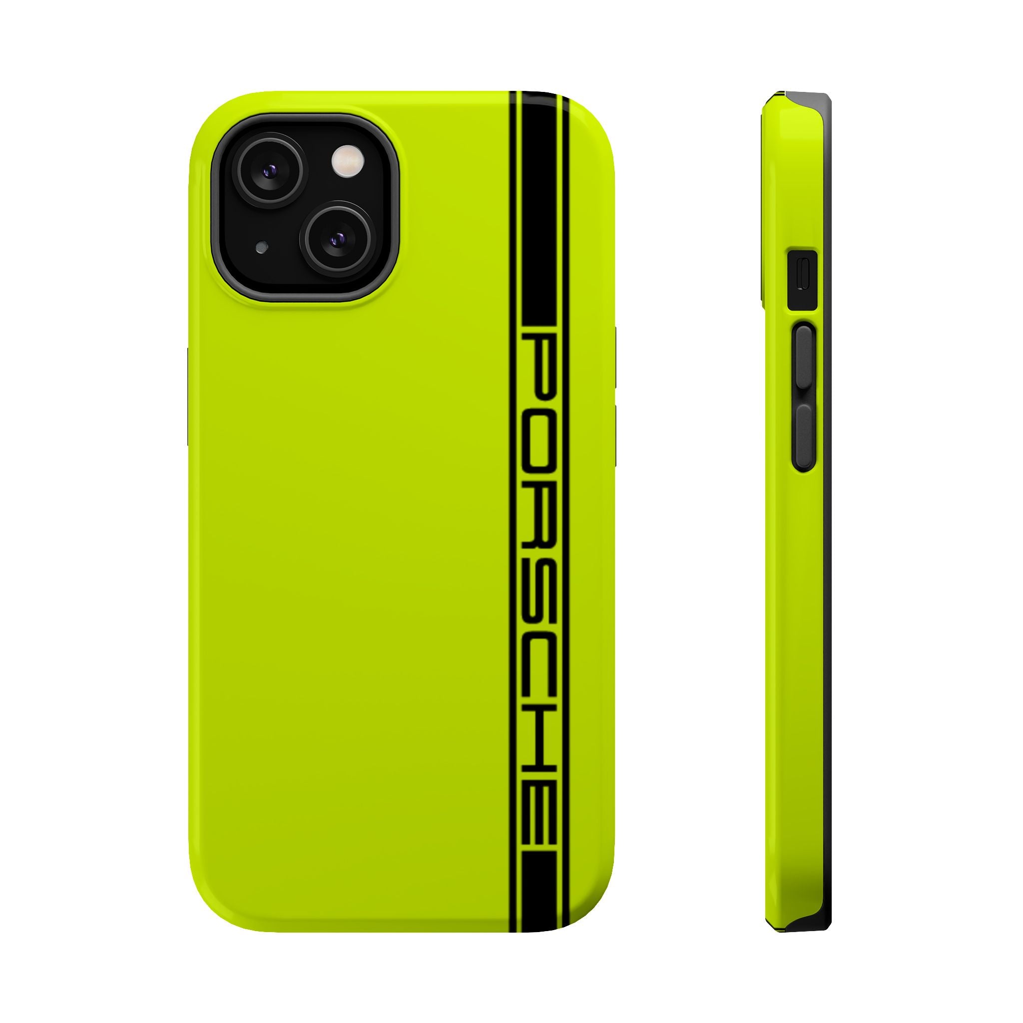 Porsche Acid Green Magnetic Tough Cases
