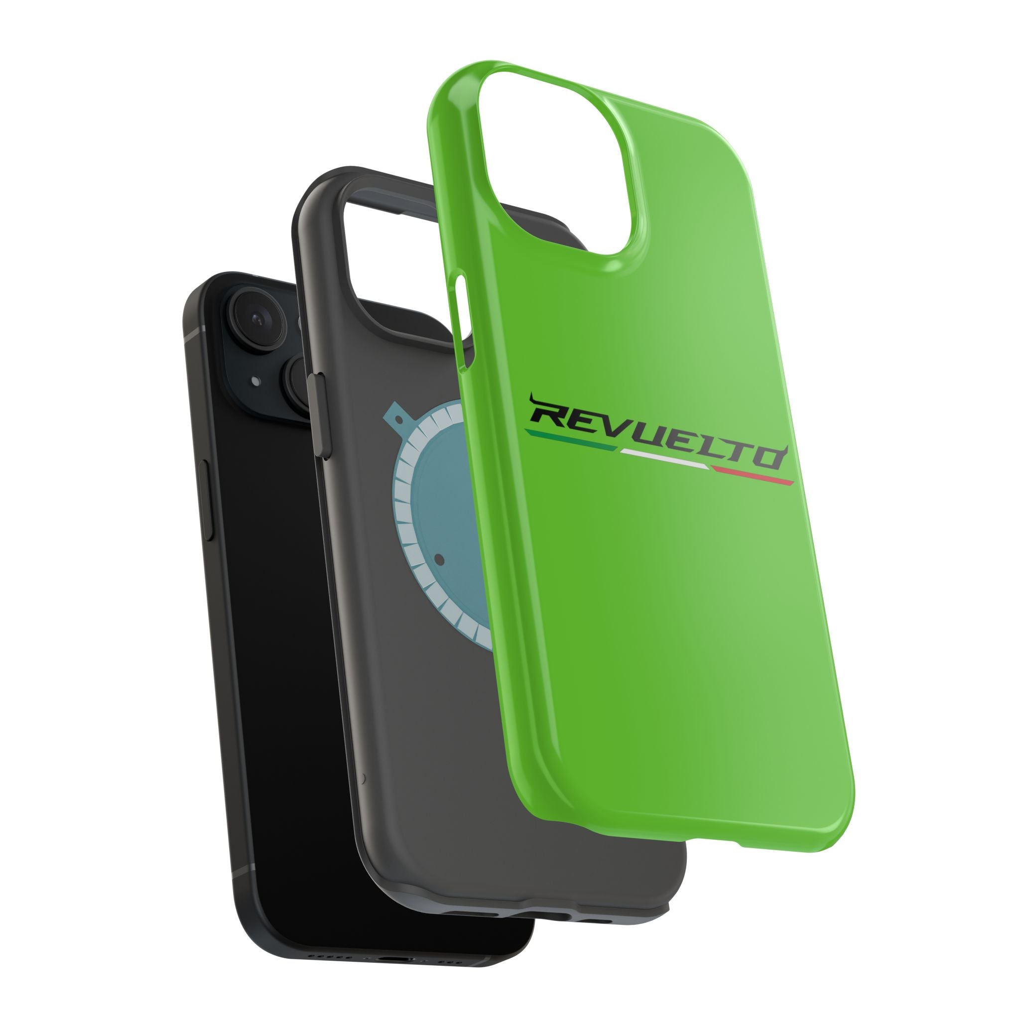 Lamborghini Revuelto Green inspired Magnetic Tough Cases
