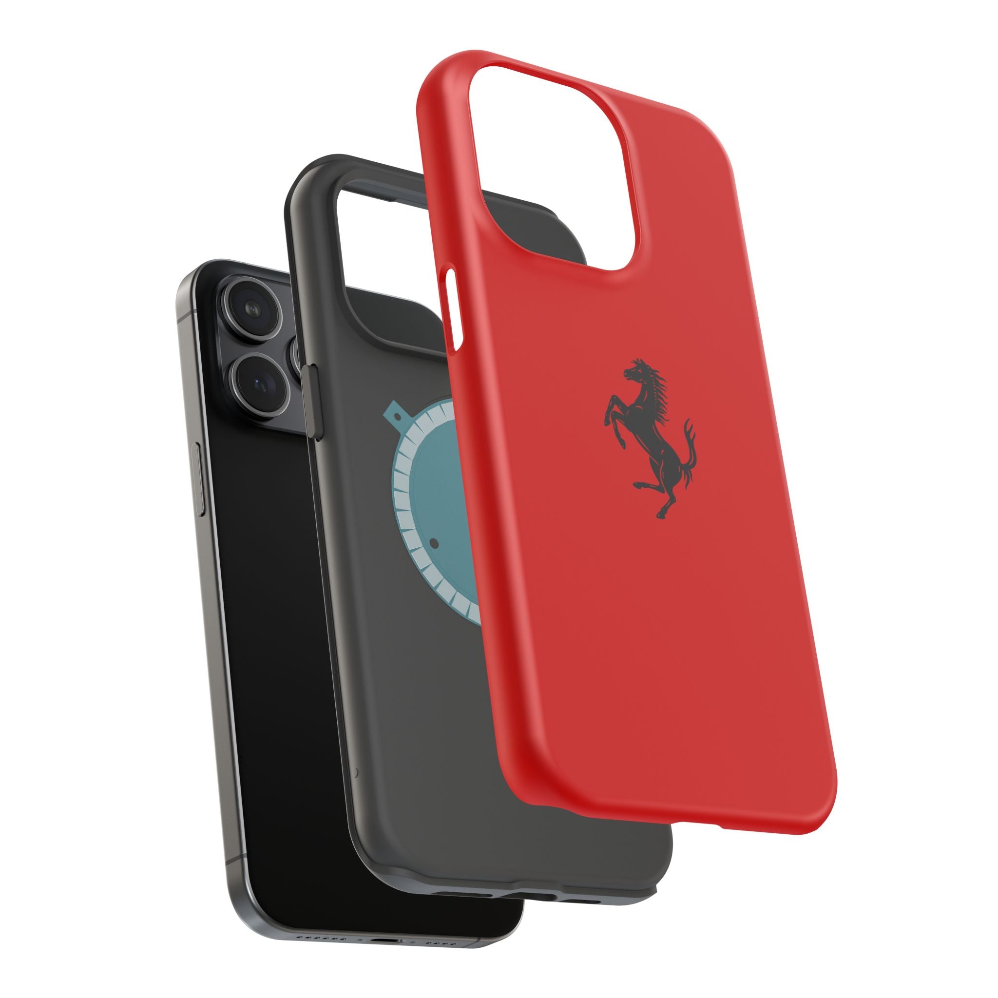 Ferrari horse Rosso corsa inspired Magnetic Tough Cases