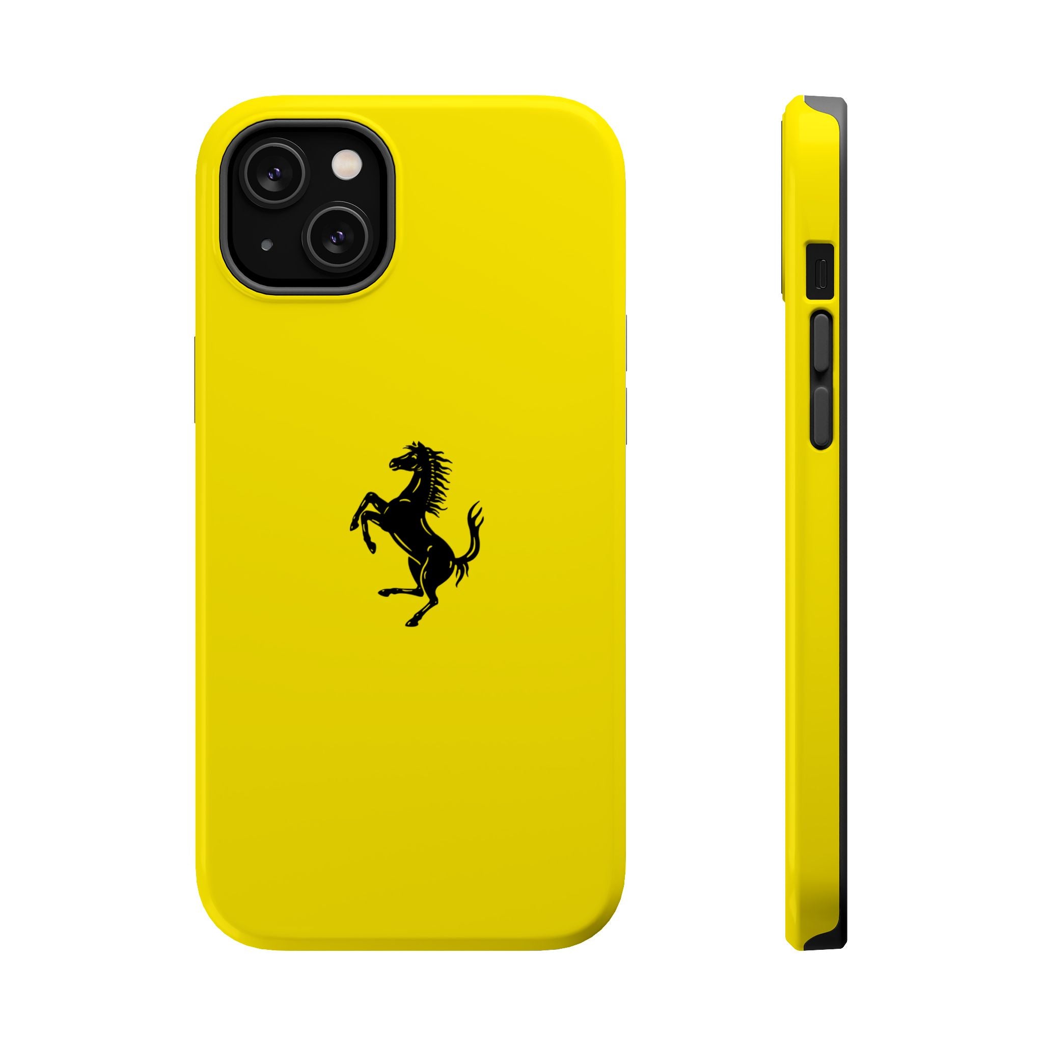 Ferrari horse Giallo Modena inspired Tough Cases