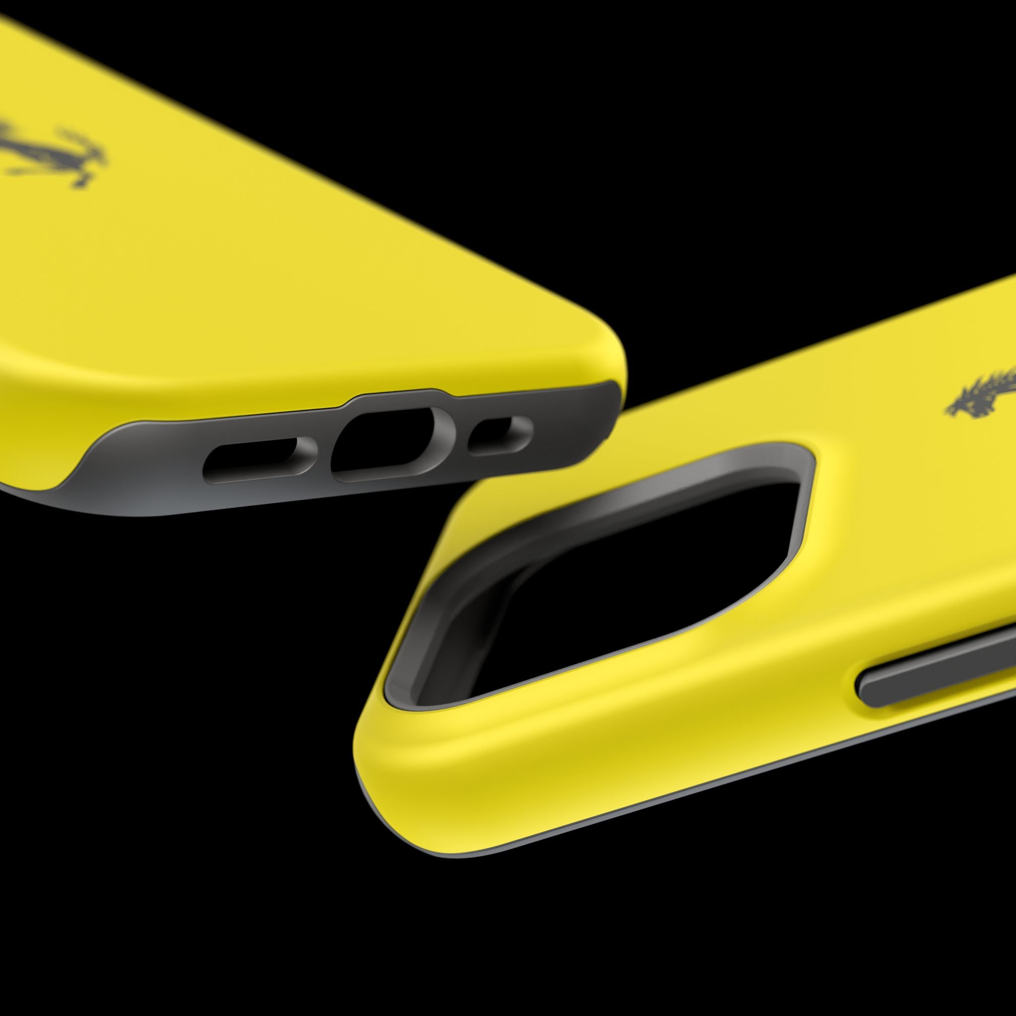 Ferrari horse giallo modena inspired Magnetic Tough Cases