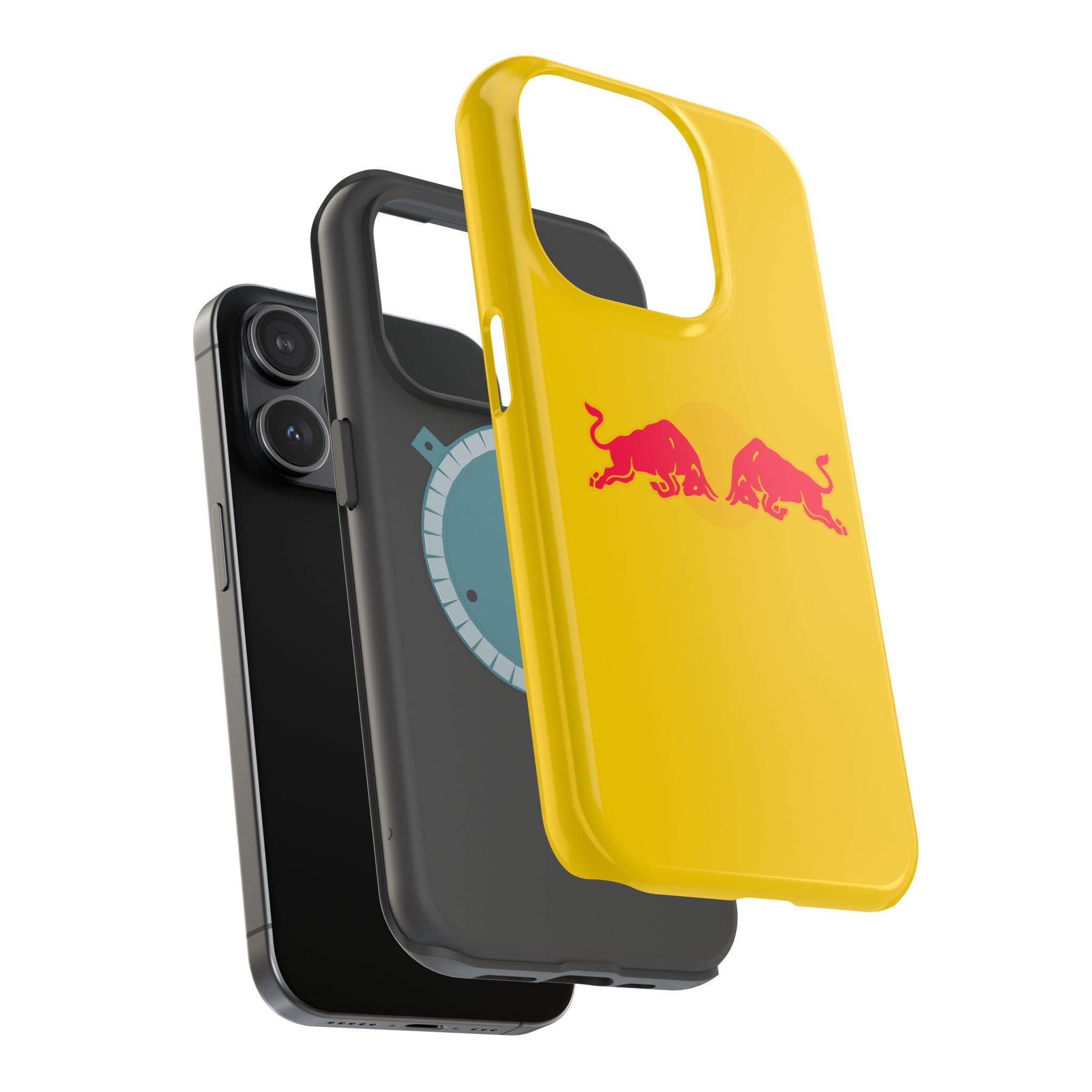 Red Bull yellow inspired Magnetic Tough Cases