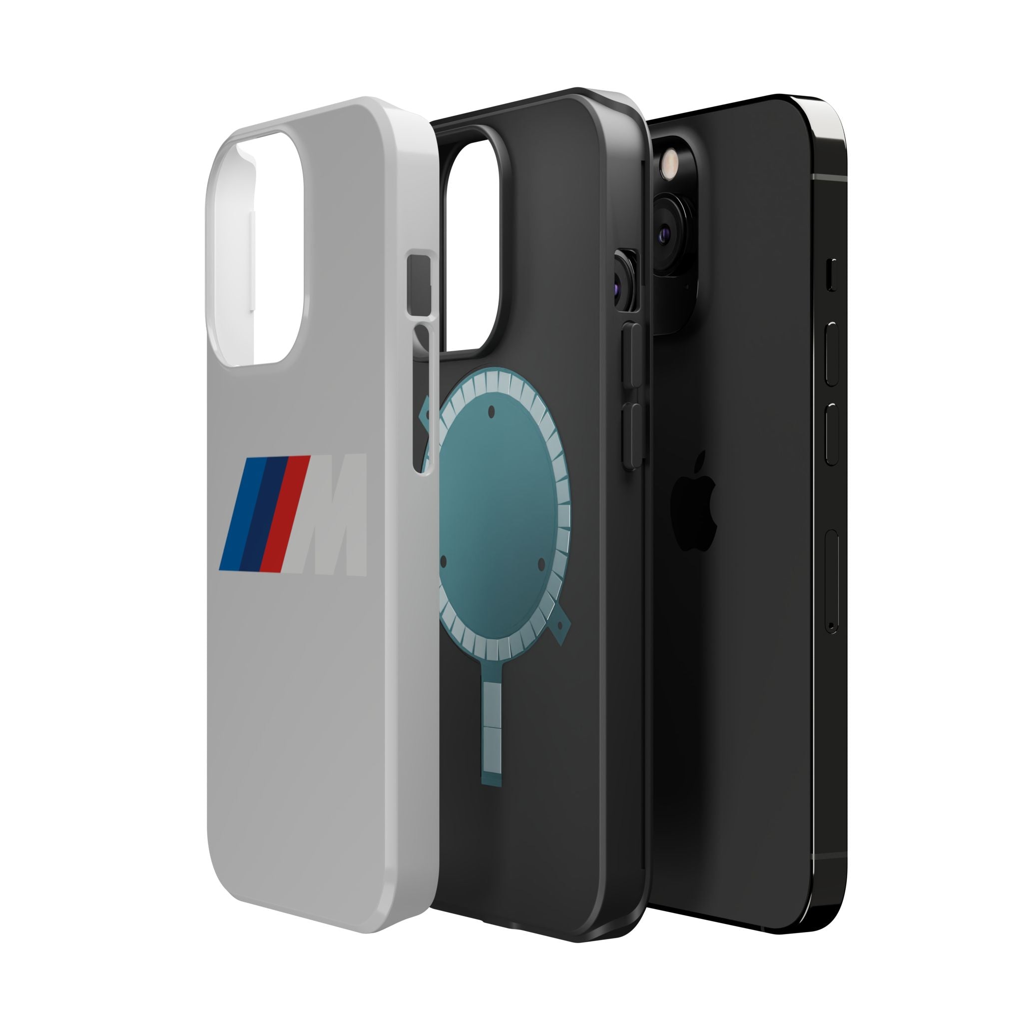 M badge inspired Magnetic Tough Cases