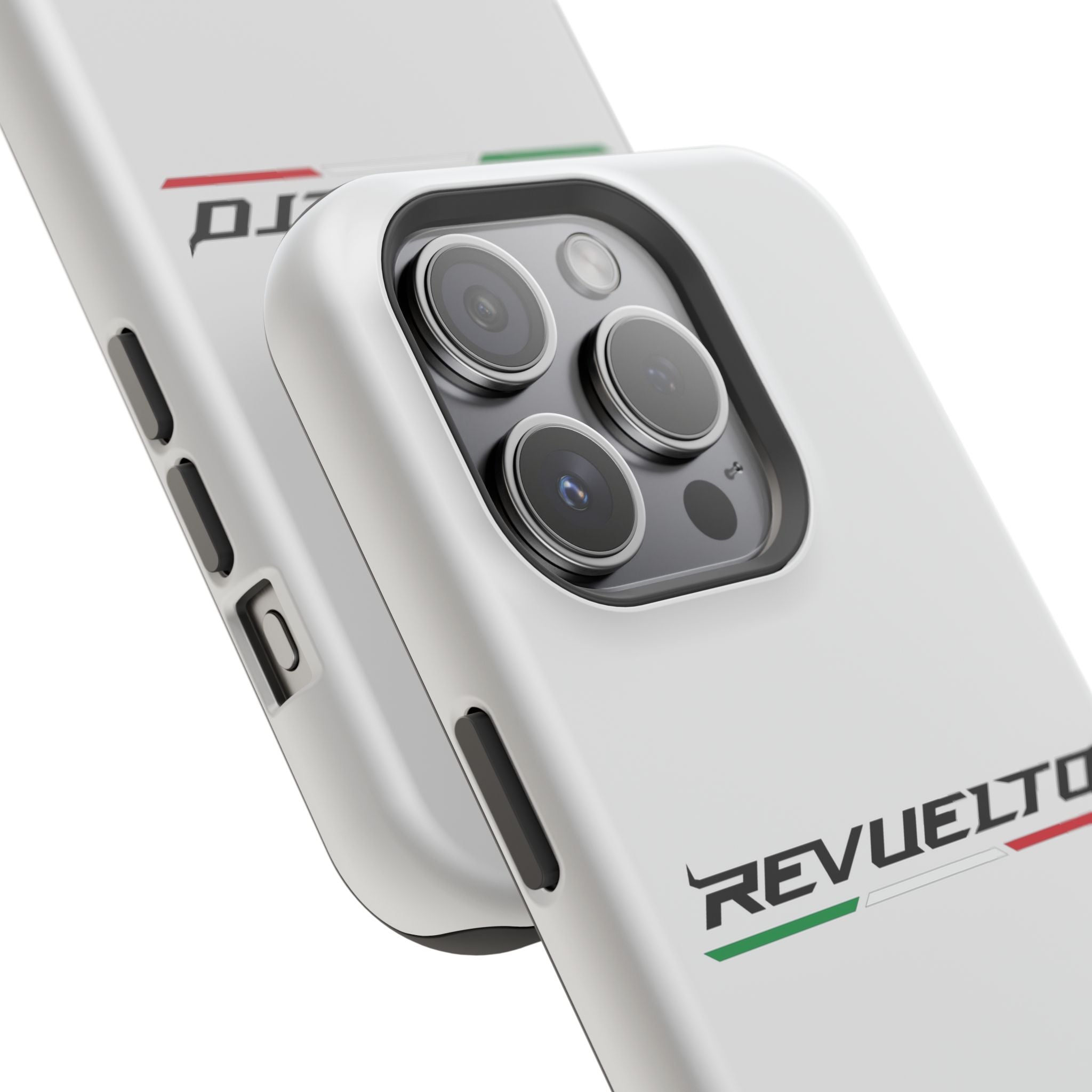 Lamborghini Revuelto White inspired Magnetic Tough Cases