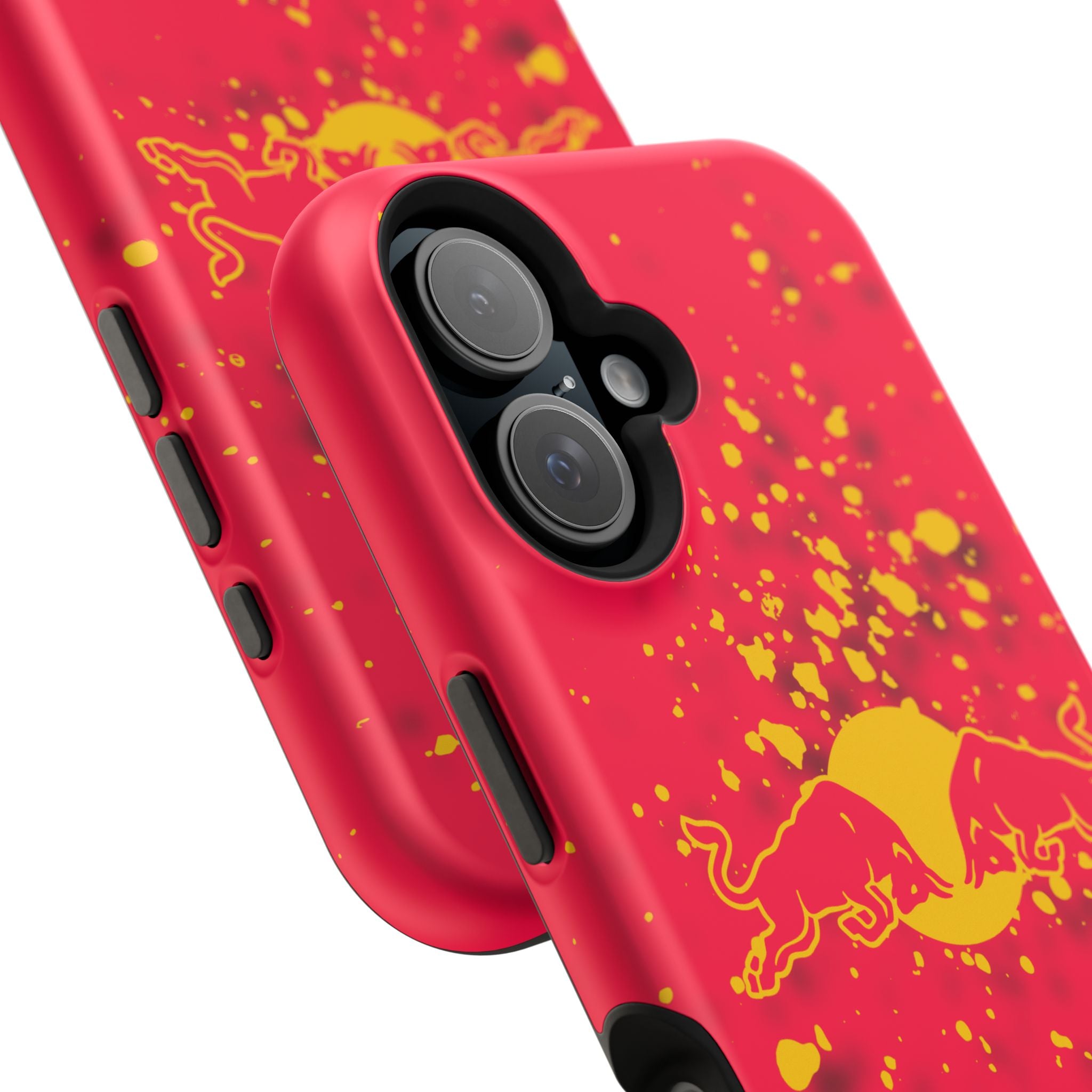 Red Bull with yellow splash inspired Magnetic Tough Cases