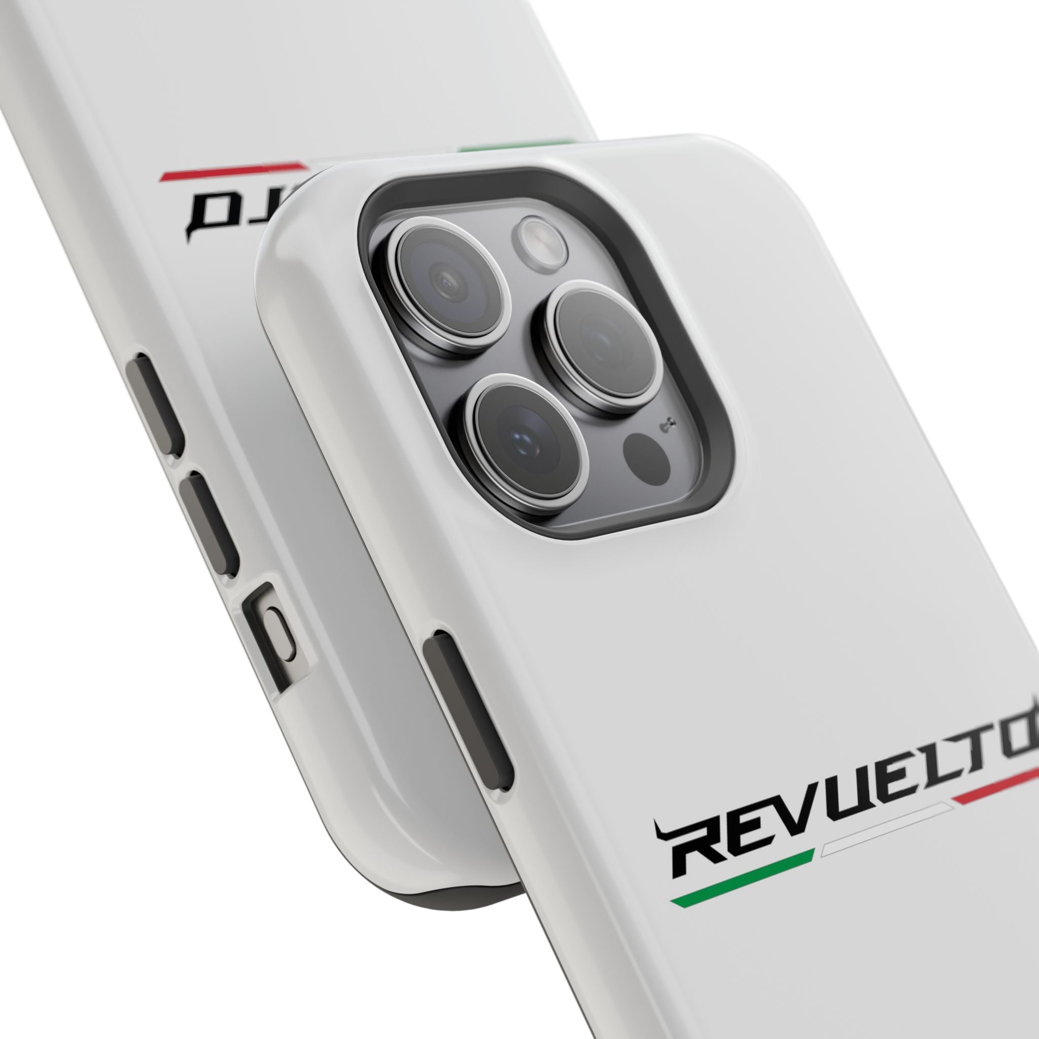 Lamborghini Revuelto White inspired Magnetic Tough Cases