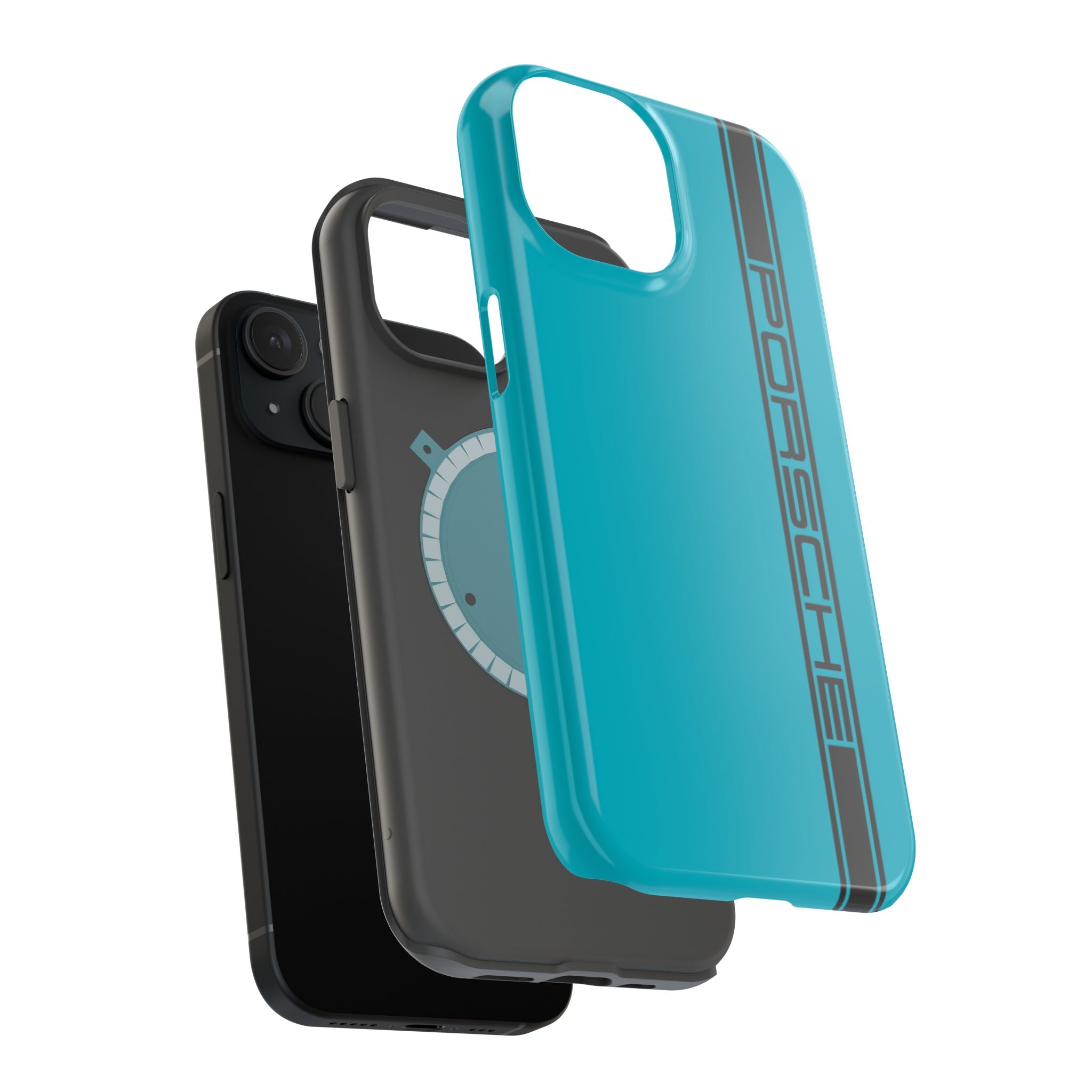 Porsche Miami blue inspired Magnetic Tough Cases