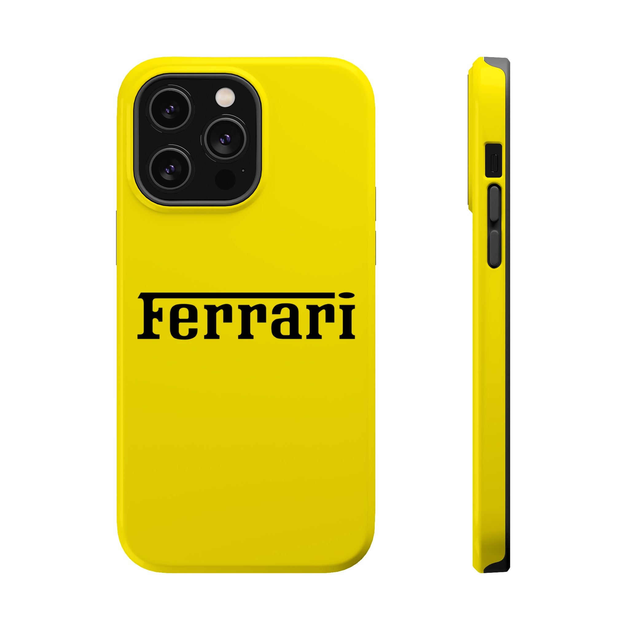 Ferrari Giallo Modena inspired Magnetic Tough Cases