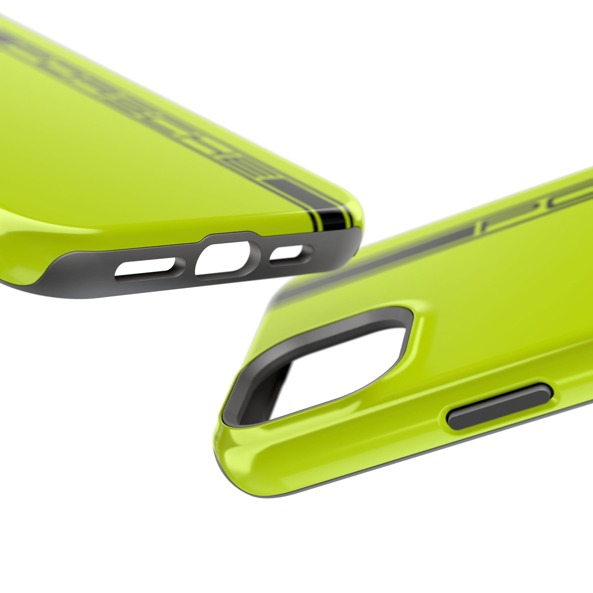 Porsche Acid Green Magnetic Tough Cases