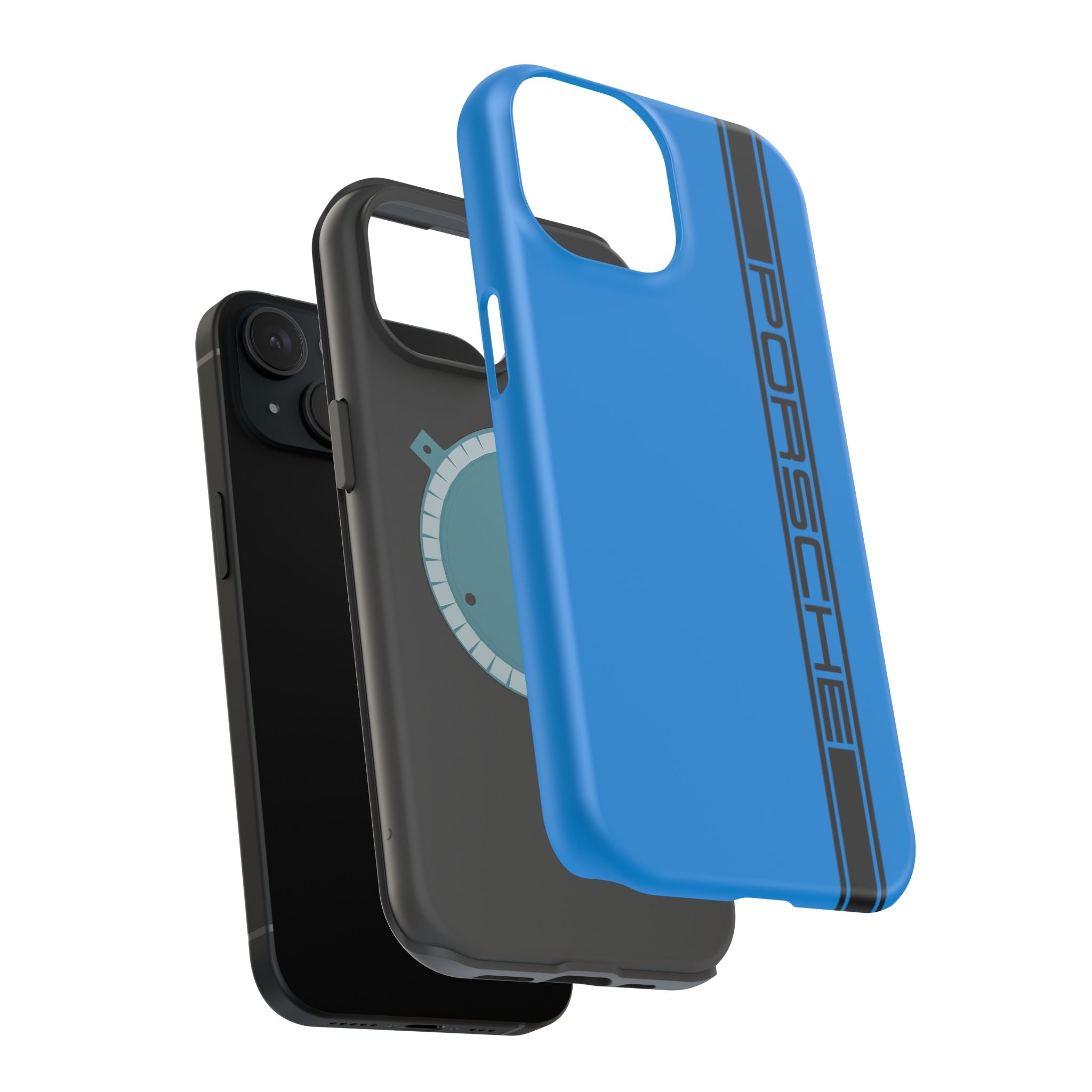 Porsche Riviera Blue inspired Magnetic Tough Cases