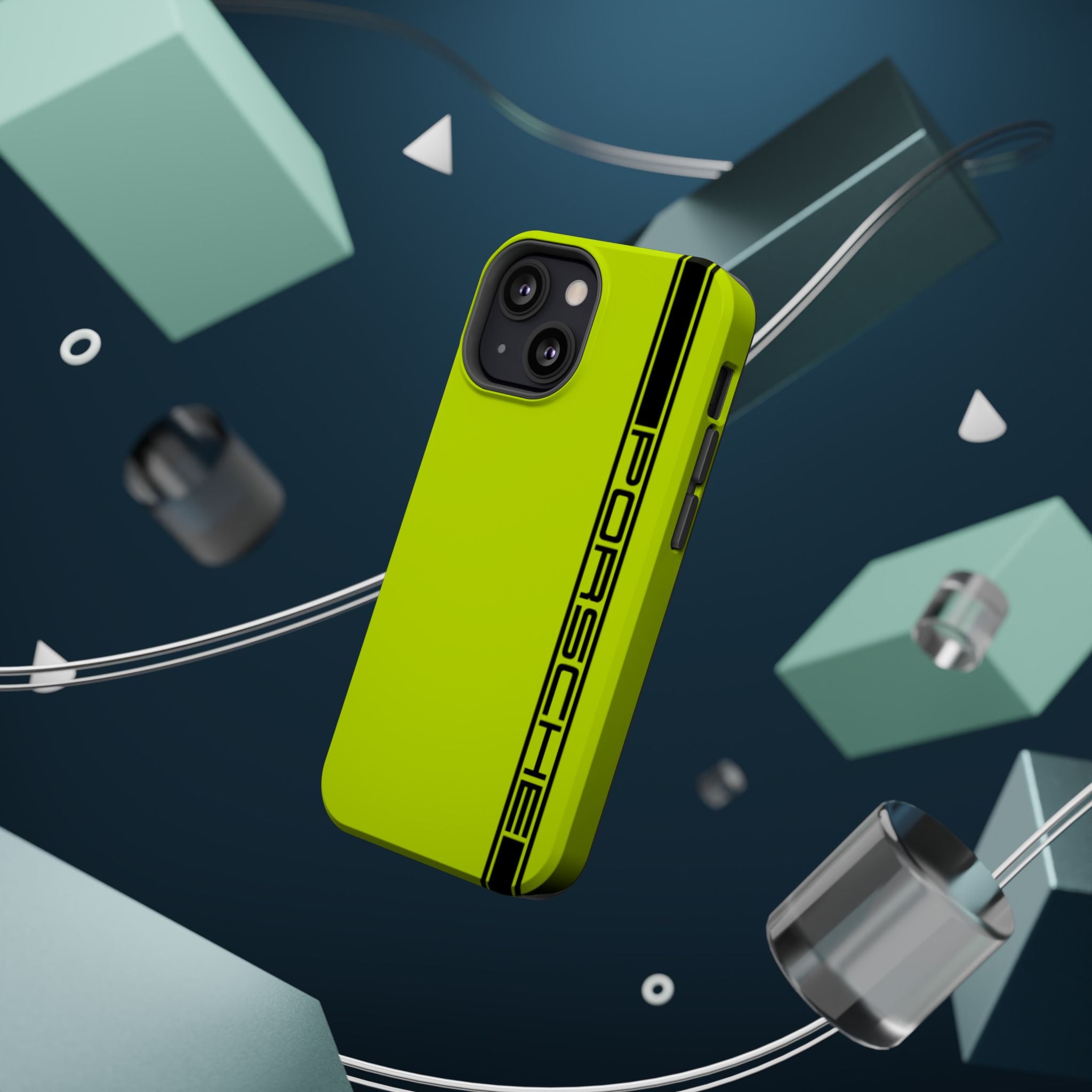 Porsche Acid Green Magnetic Tough Cases