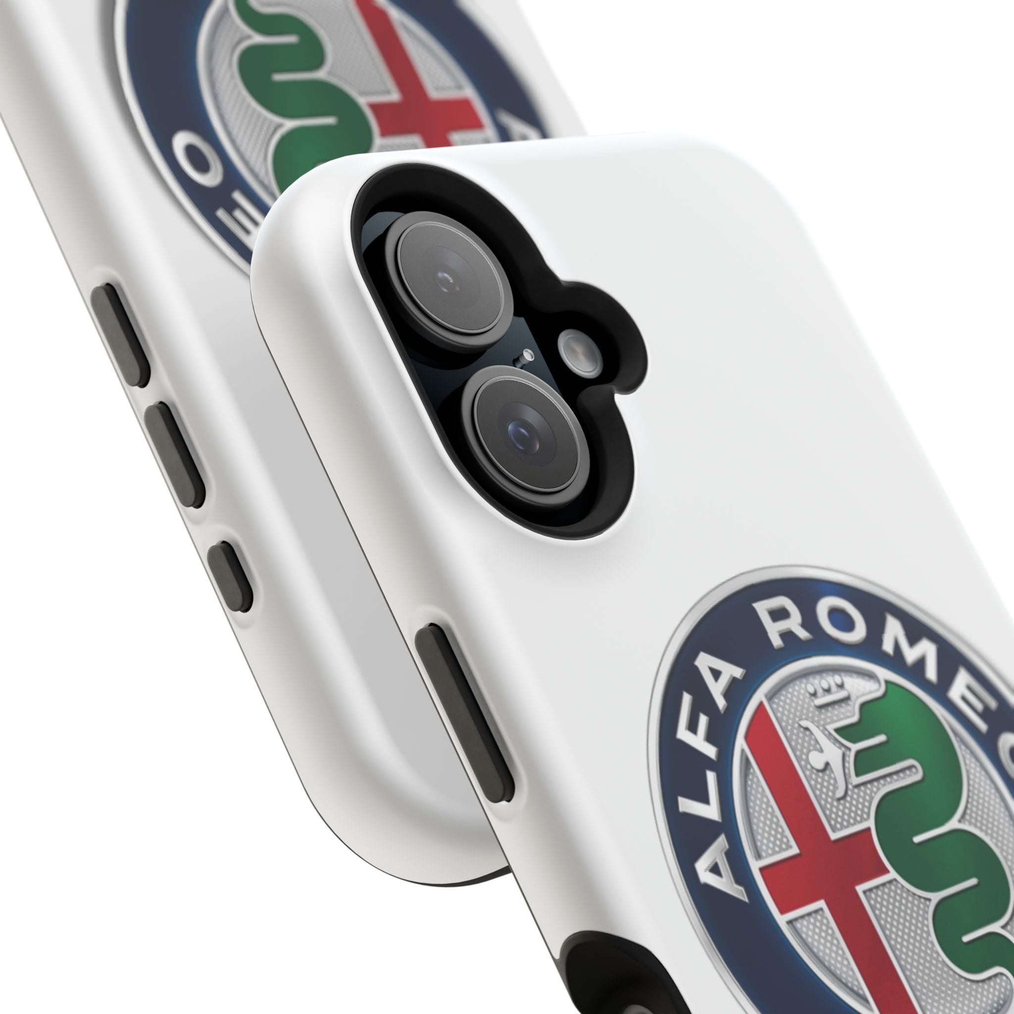 Alfa Romeo White Magnetic Tough Cases