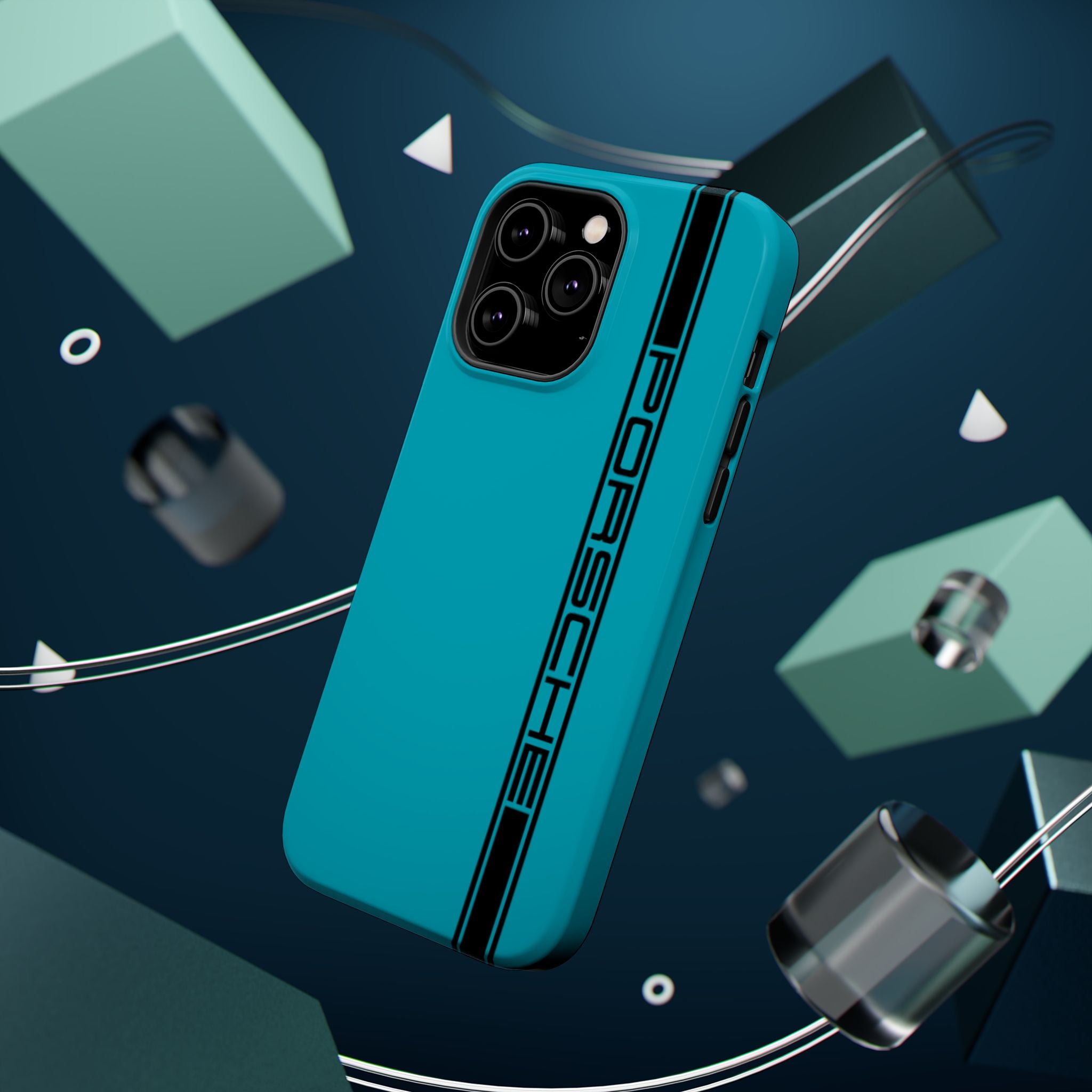 Porsche Miami blue inspired Magnetic Tough Cases
