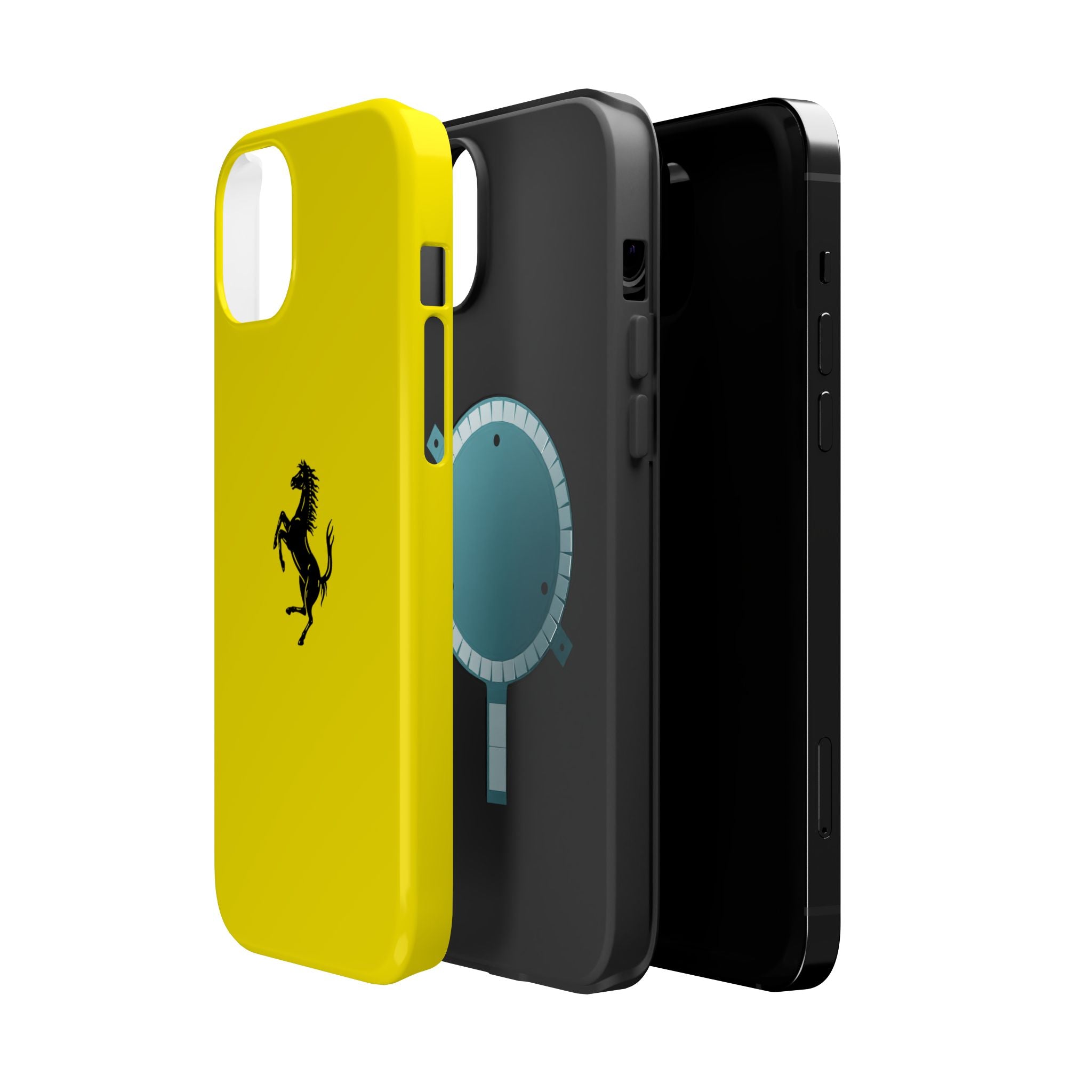 Ferrari horse giallo modena inspired Magnetic Tough Cases