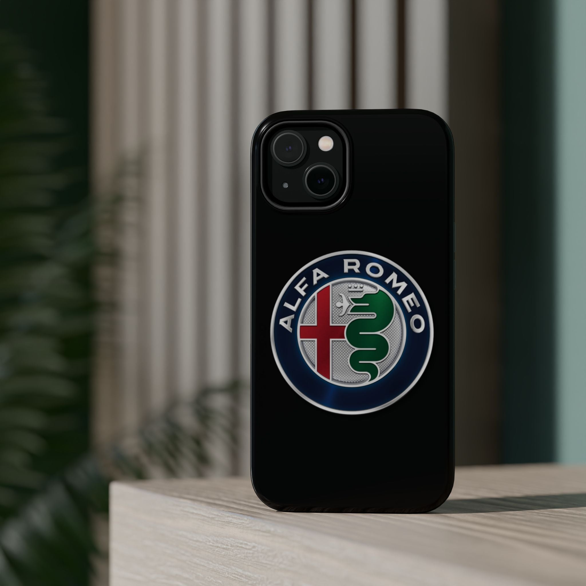 Alfa romeo Dark black inspired Magnetic Tough Cases