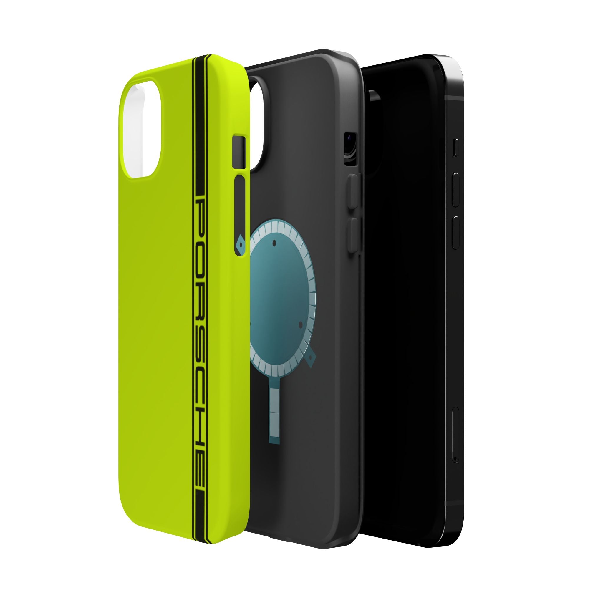Porsche Acid Green Magnetic Tough Cases