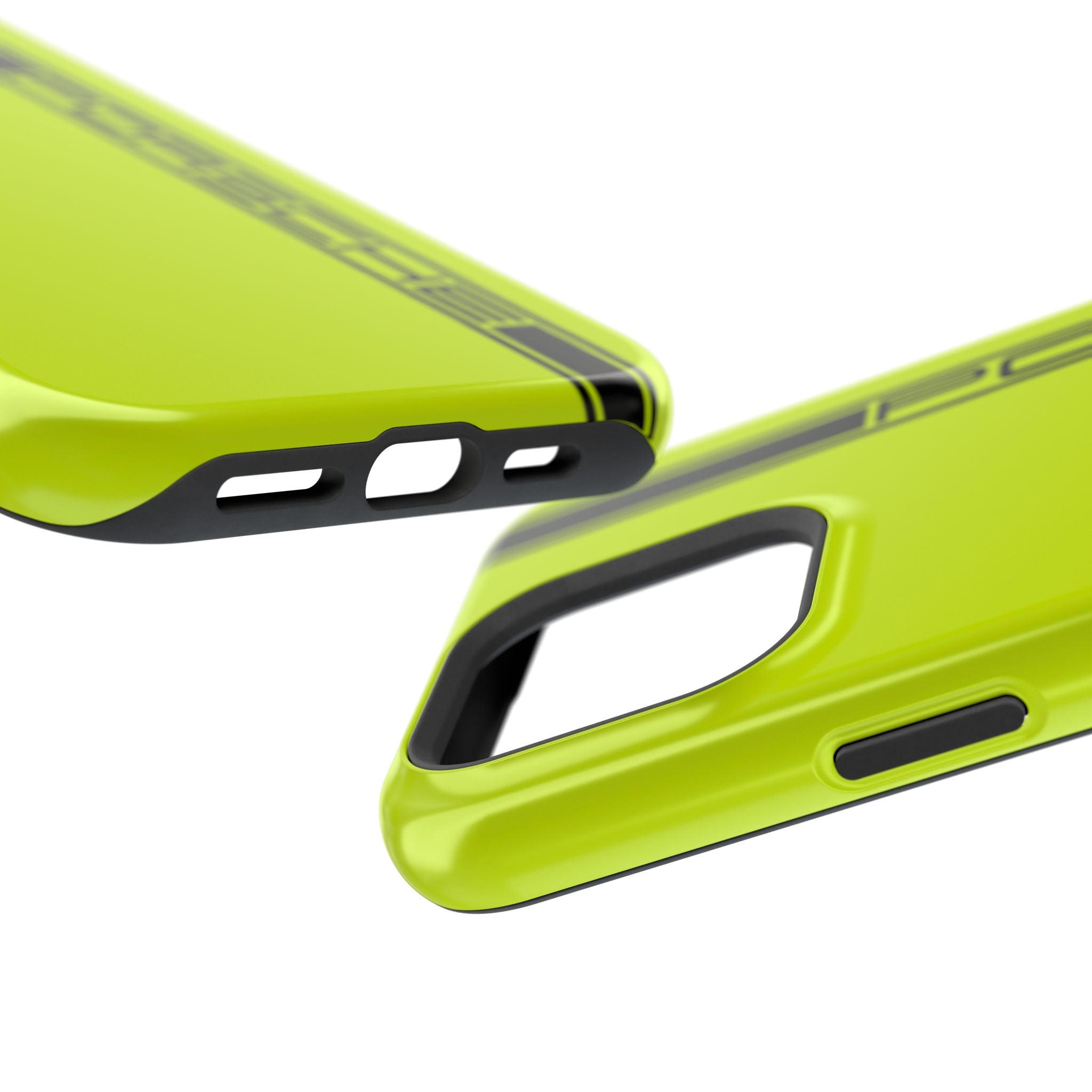 Porsche Acid Green Magnetic Tough Cases