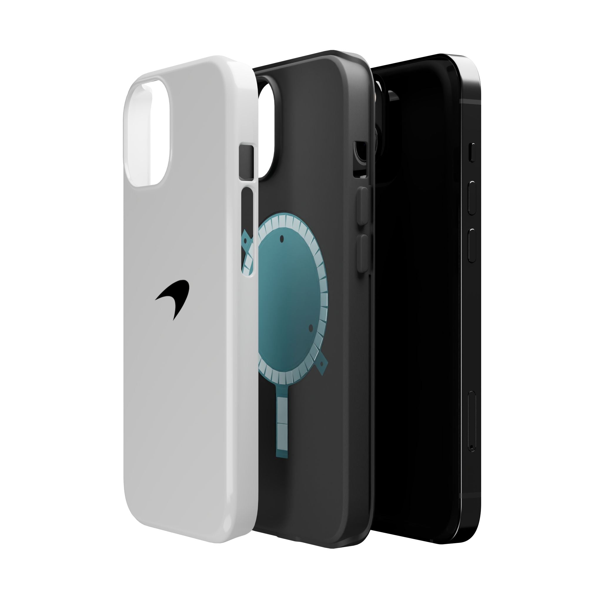 Pearl white mclaren inspired Magnetic Tough Cases