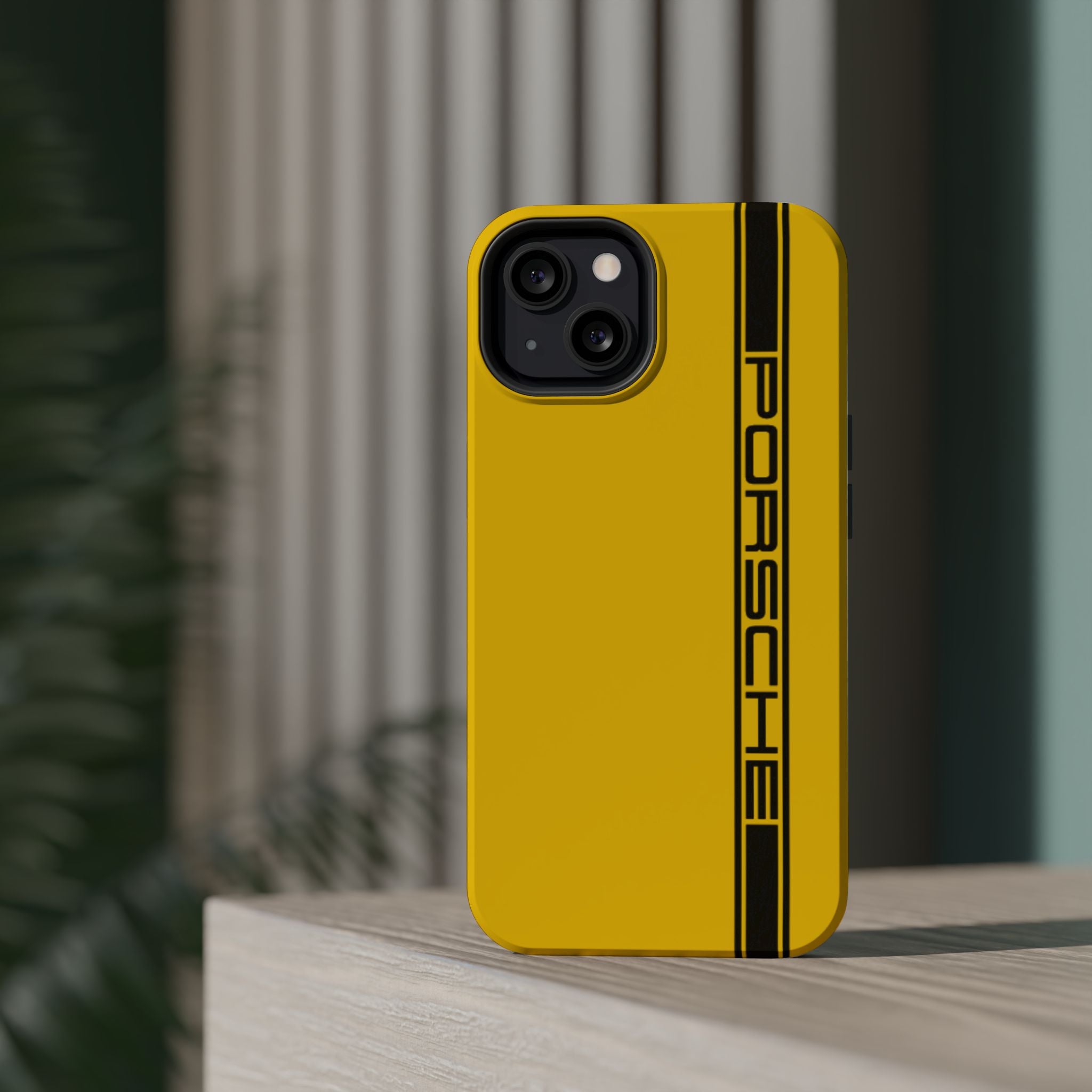 Porsche Speed yellow inspired Magnetic Tough Cases
