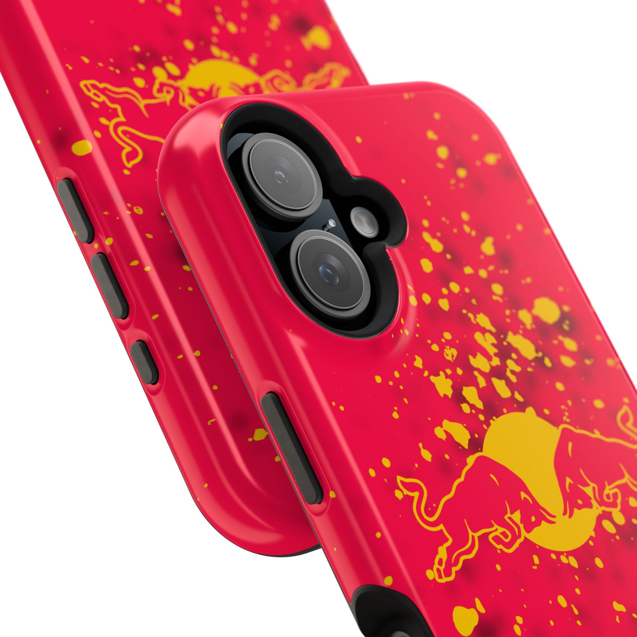 Red Bull with yellow splash inspired Magnetic Tough Cases